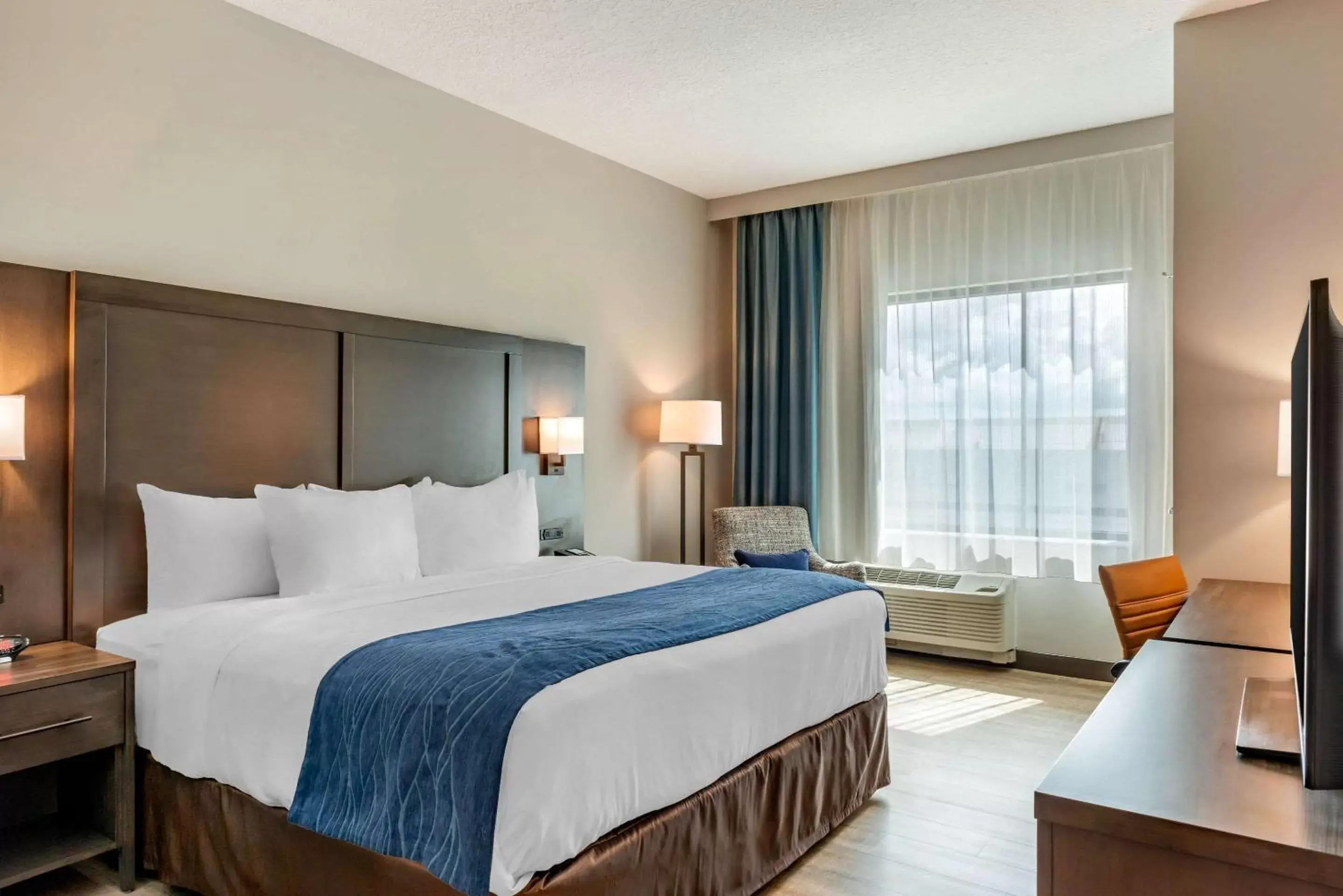 Photo of the whole room, Bed in Comfort Inn & Suites Miami International Airport