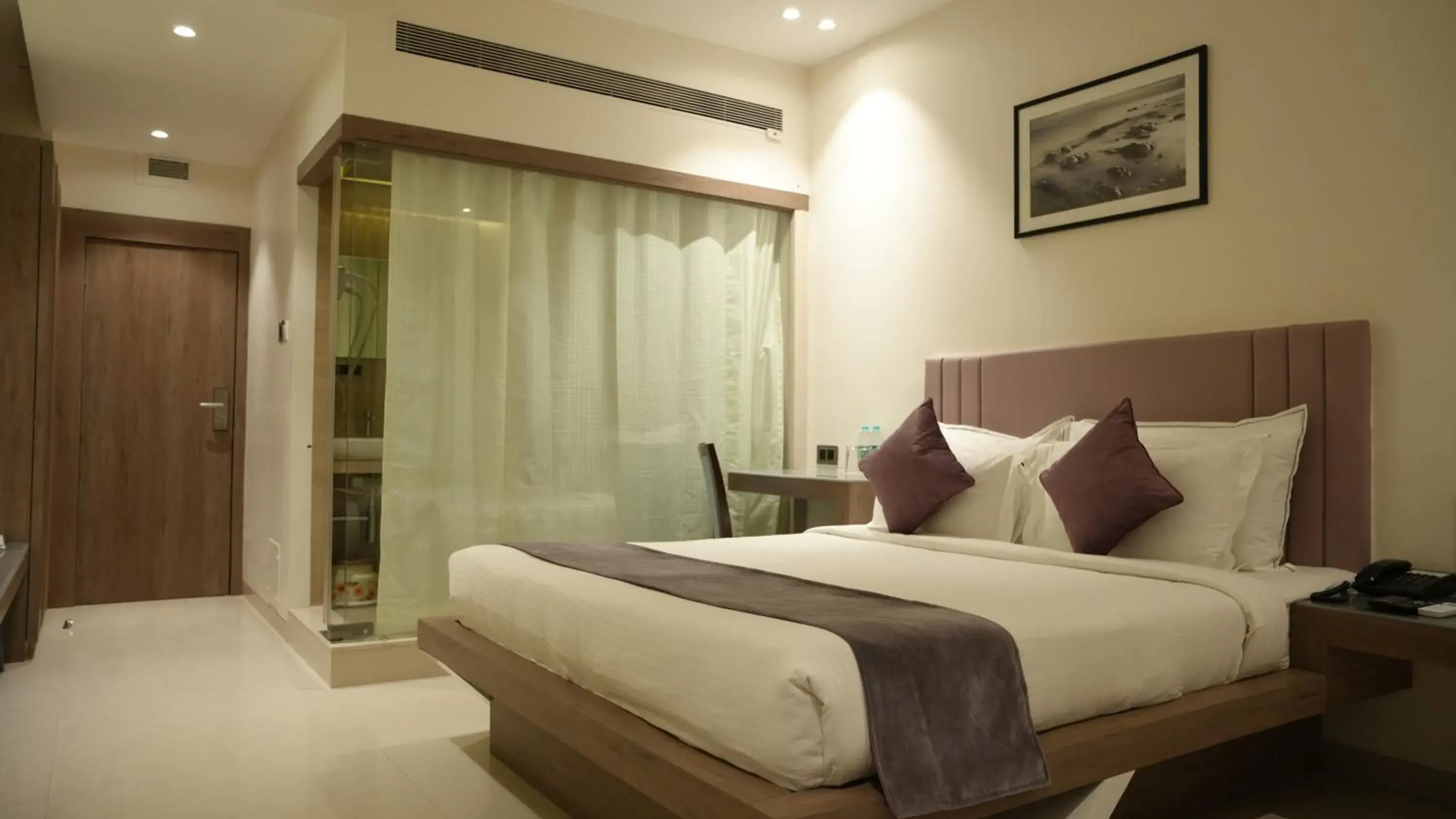 Bed in Jivanta Hotel [Shirdi]