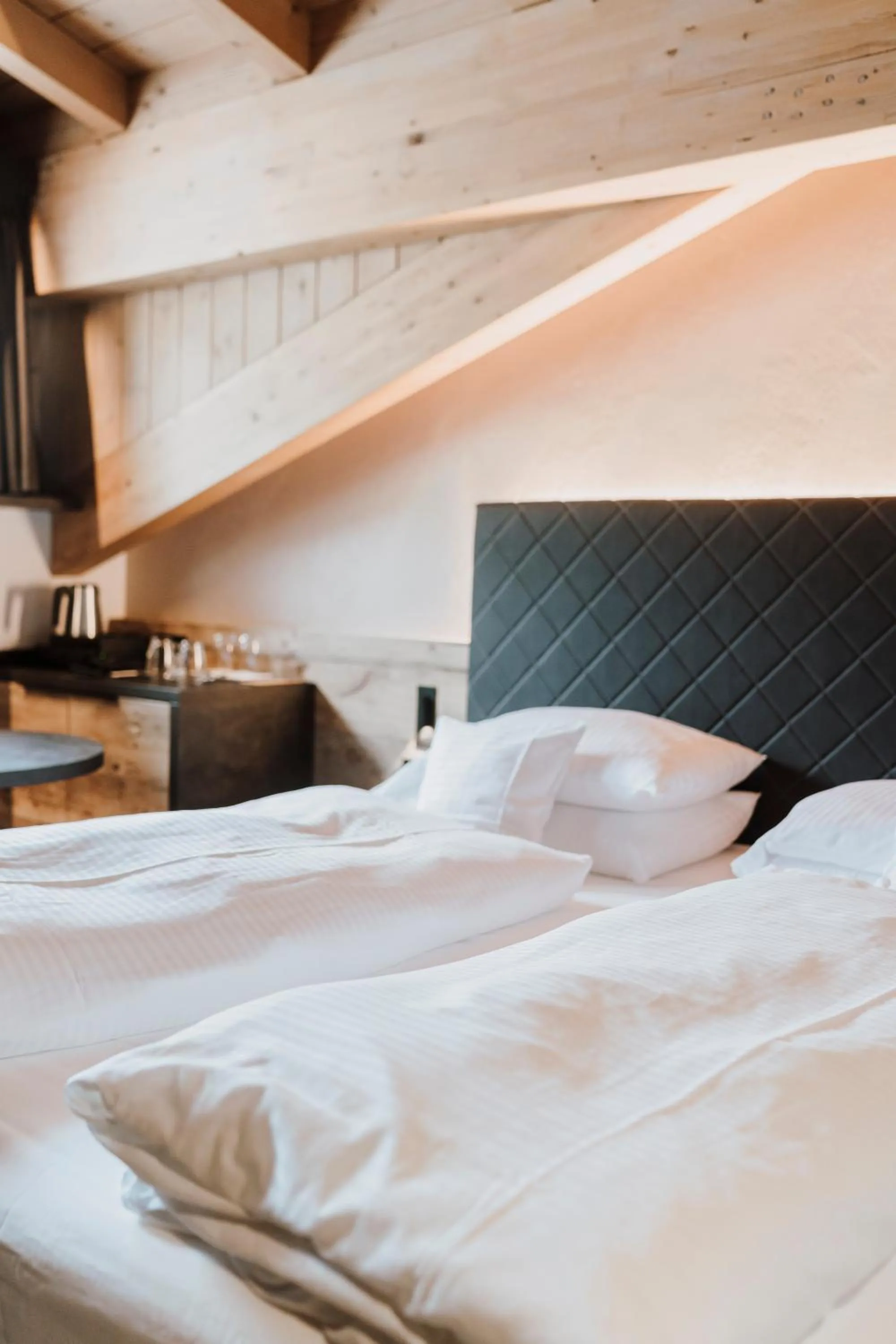 Bed in Hotel Concordia