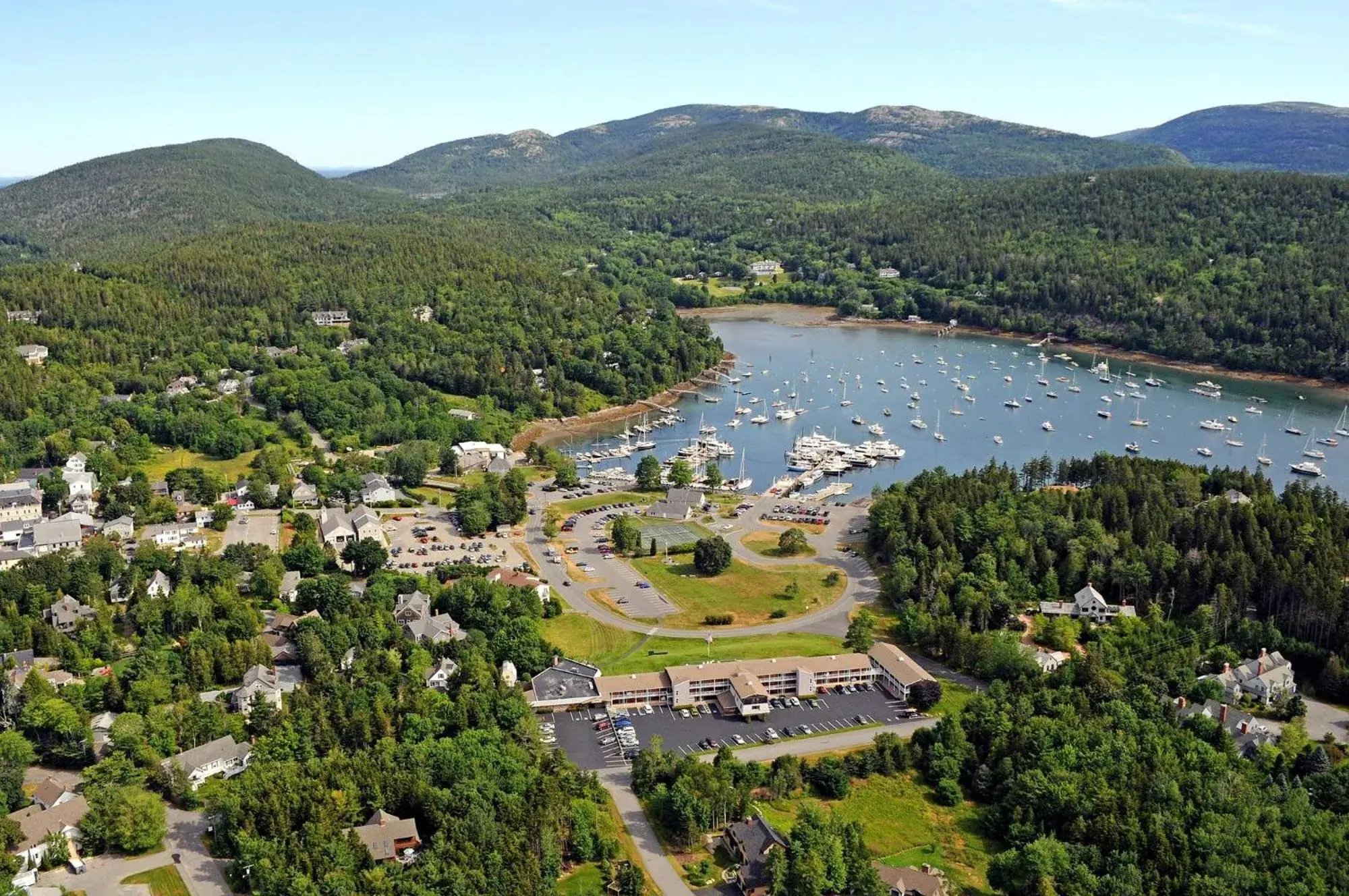 Bird's-eye View in Kimball Terrace Inn Northeast Harbor