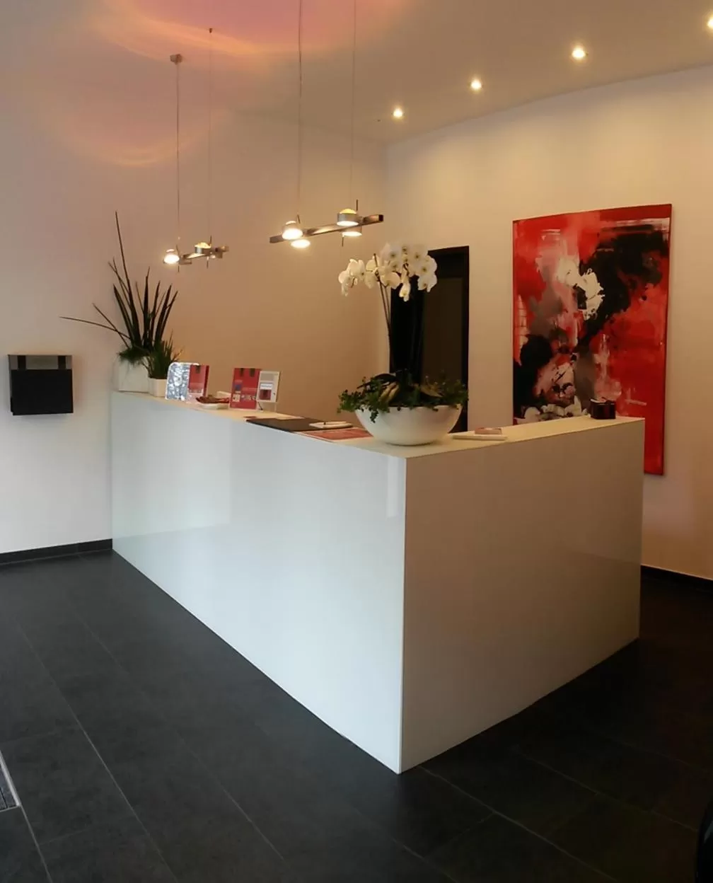 Lobby or reception in Campushotel