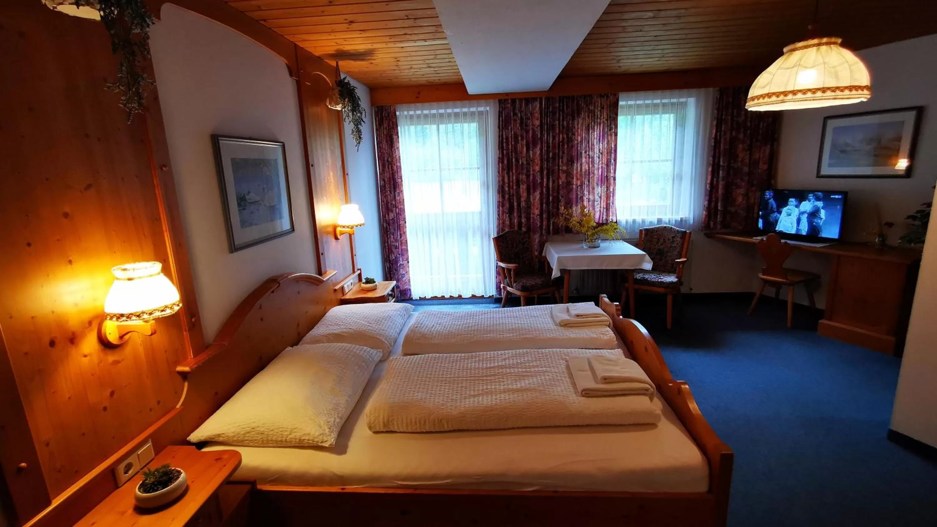Bed in Gasthof Geronimo