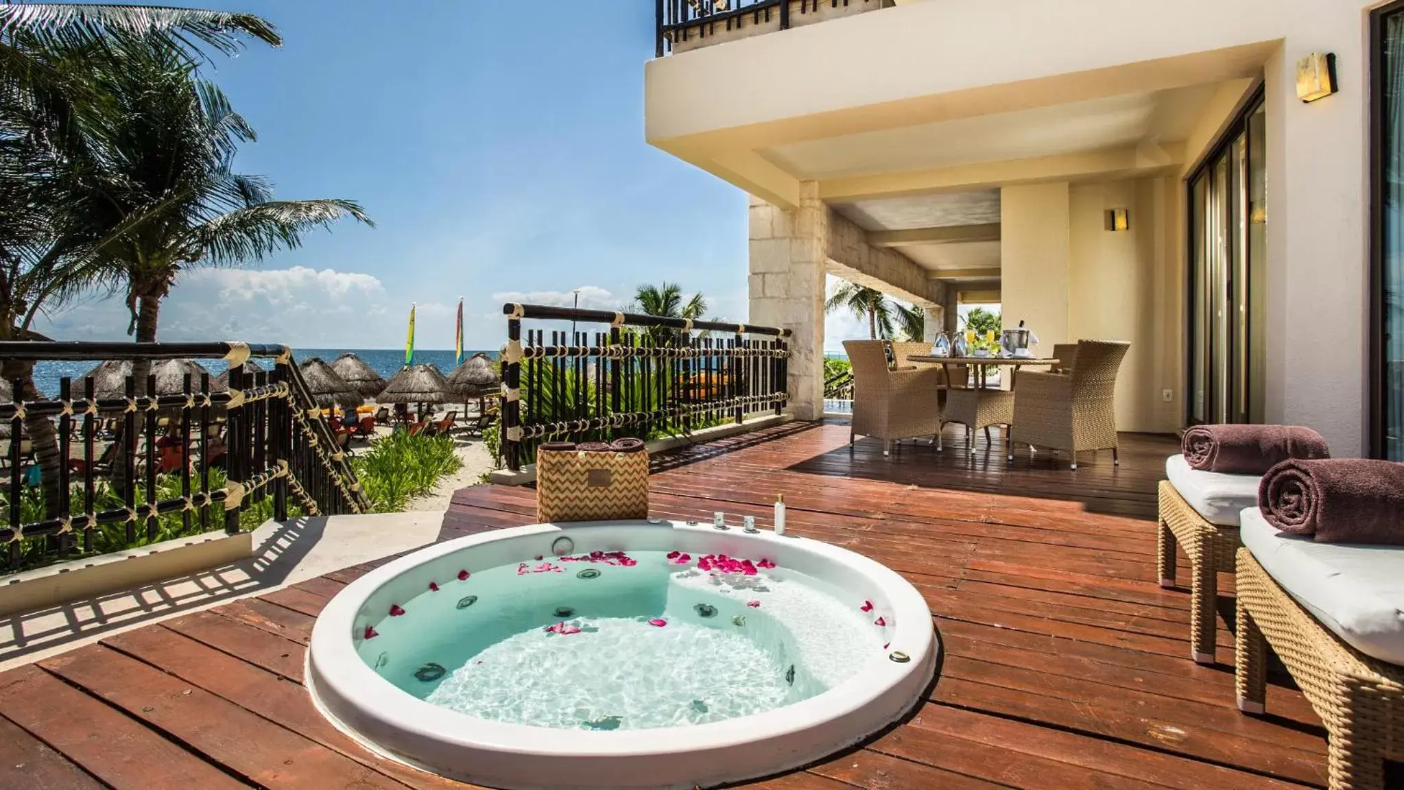 Balcony/Terrace in Dreams Riviera Cancun Resort & Spa - All Inclusive