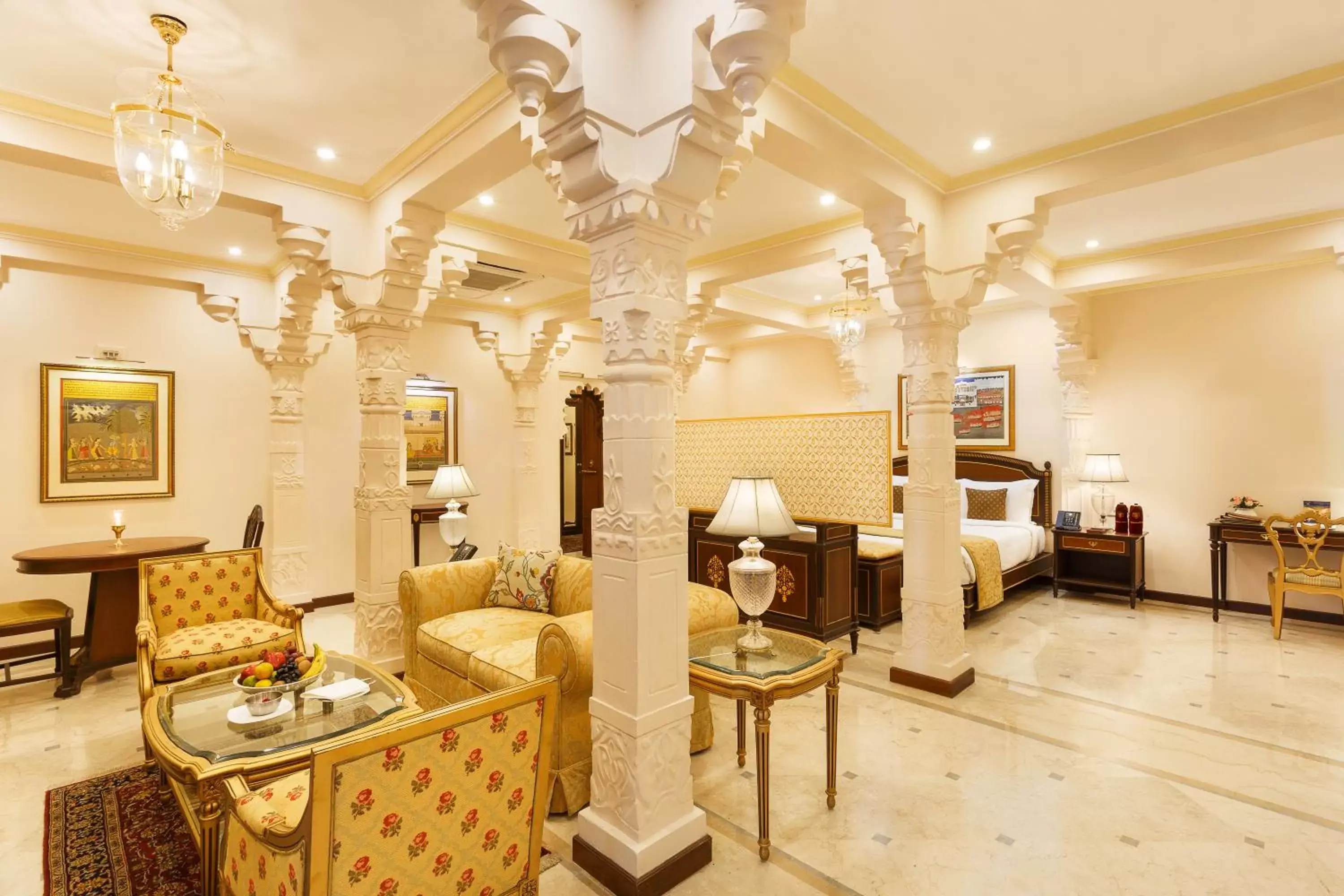 Photo of the whole room, Seating Area in Taj Fateh Prakash Palace Udaipur