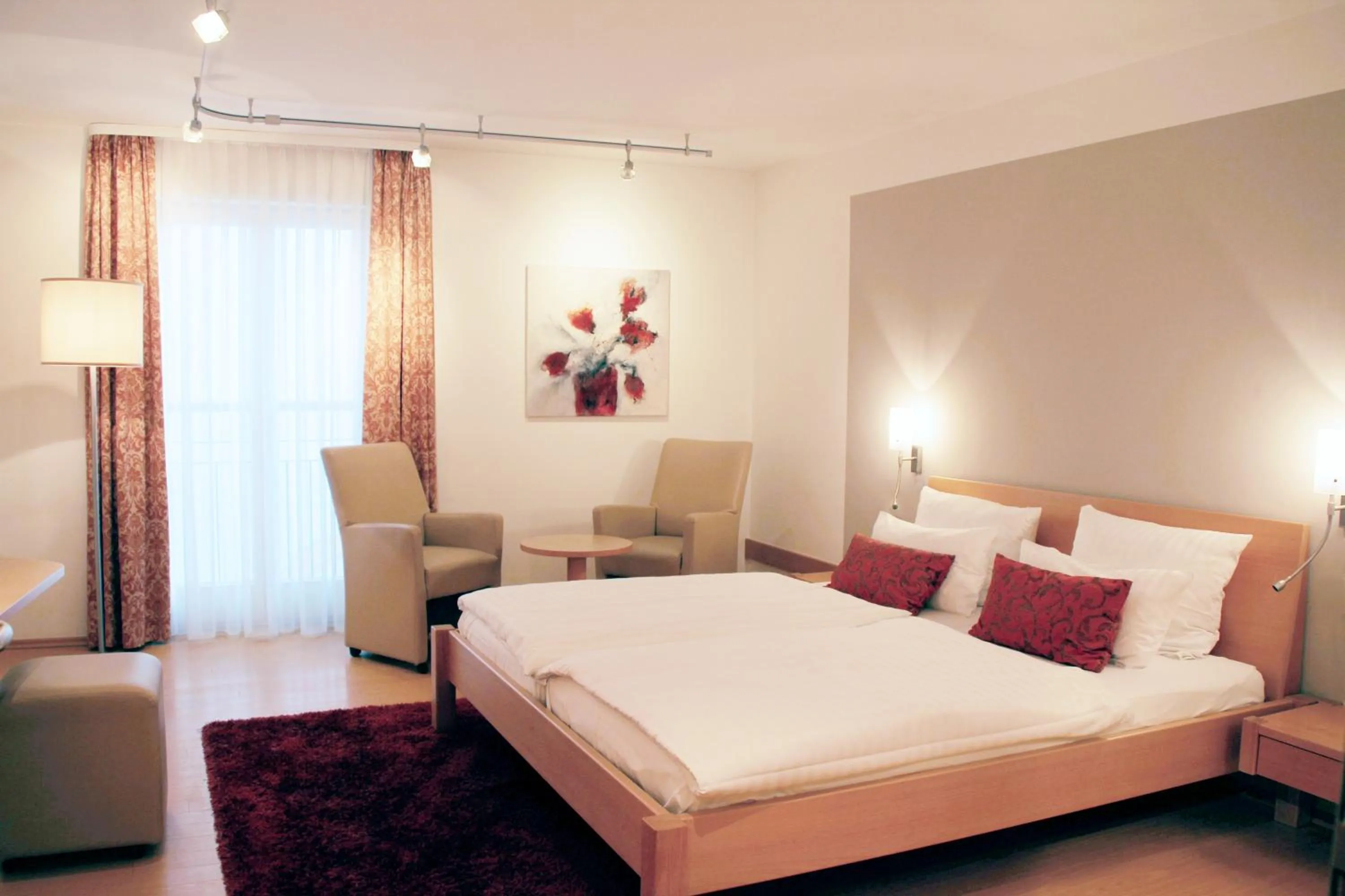 Bed in Hotel Tuchhaus