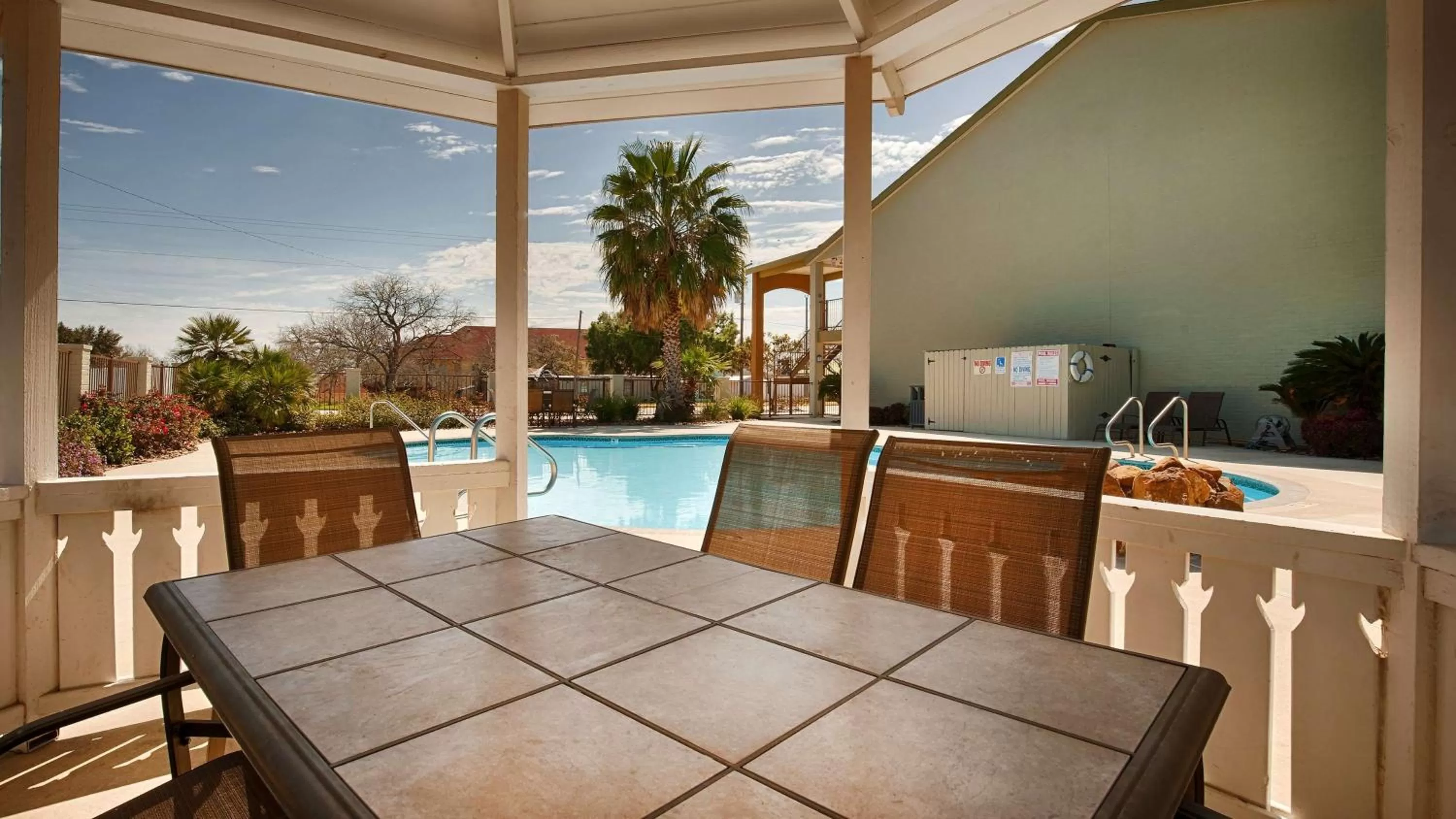 On site in SureStay Hotel by Best Western Floresville