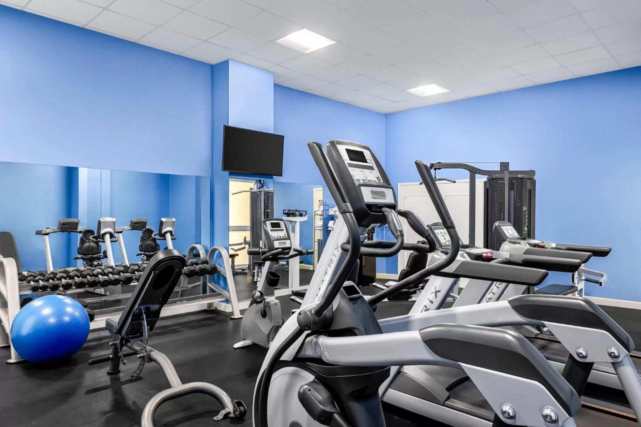 Fitness centre/facilities in Club Wyndham Santa Barbara