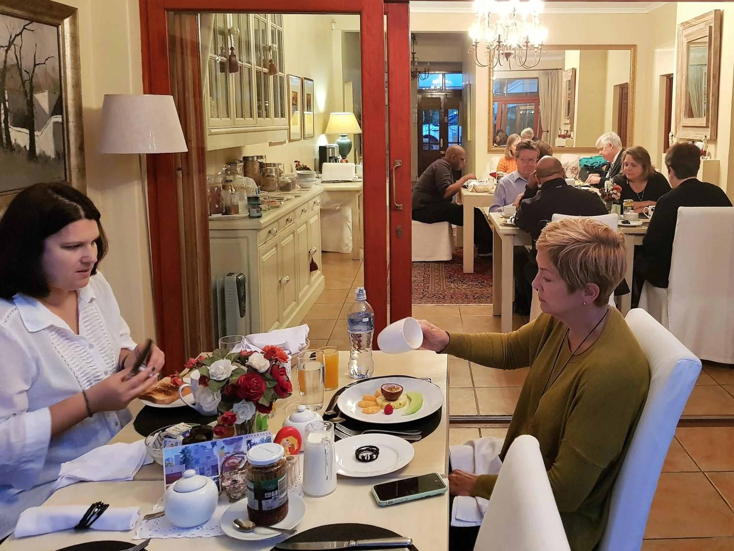 Food and drinks in Riversong Guest House