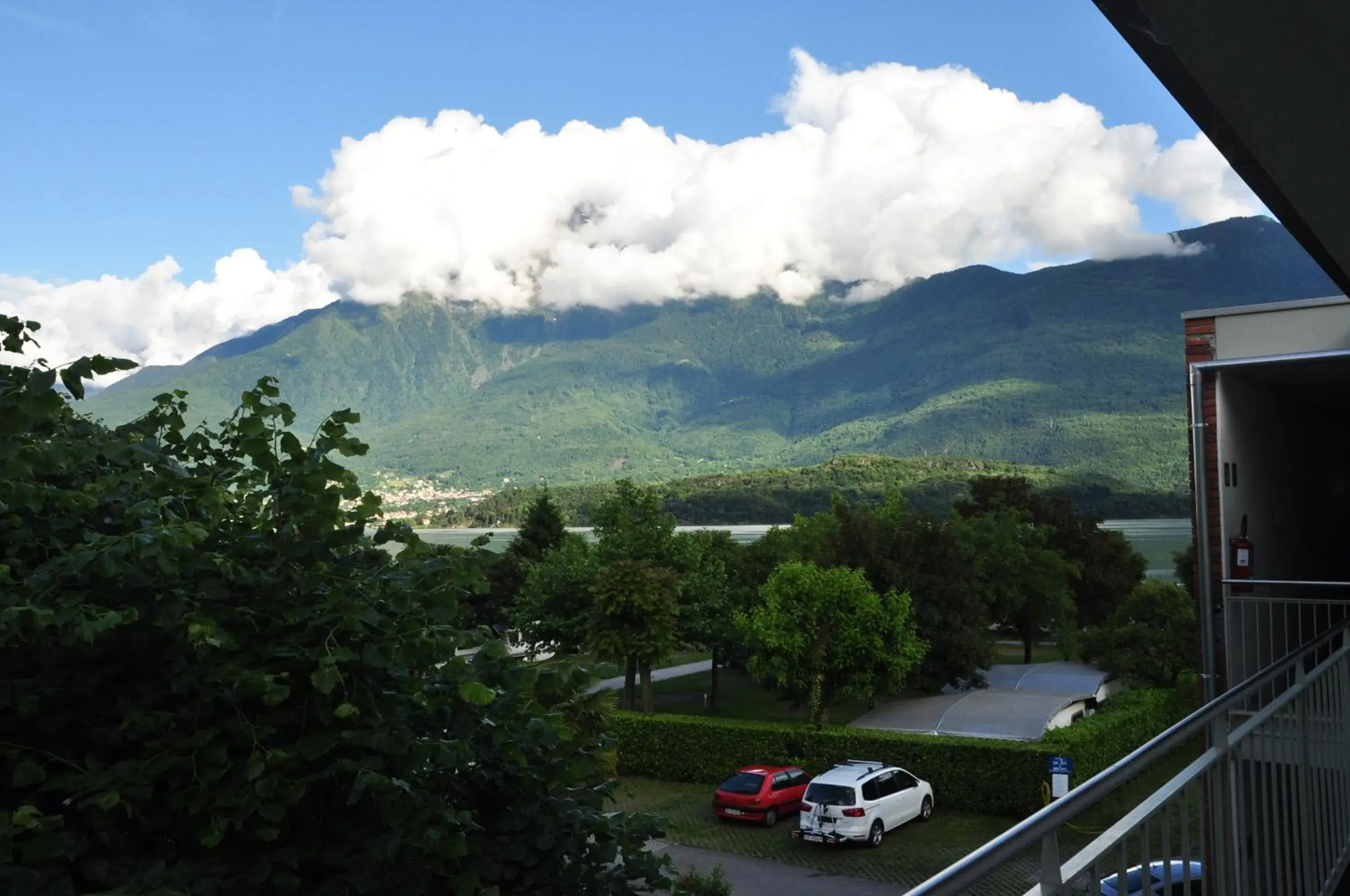 Mountain view, Balcony/Terrace in Hotel Vischi
