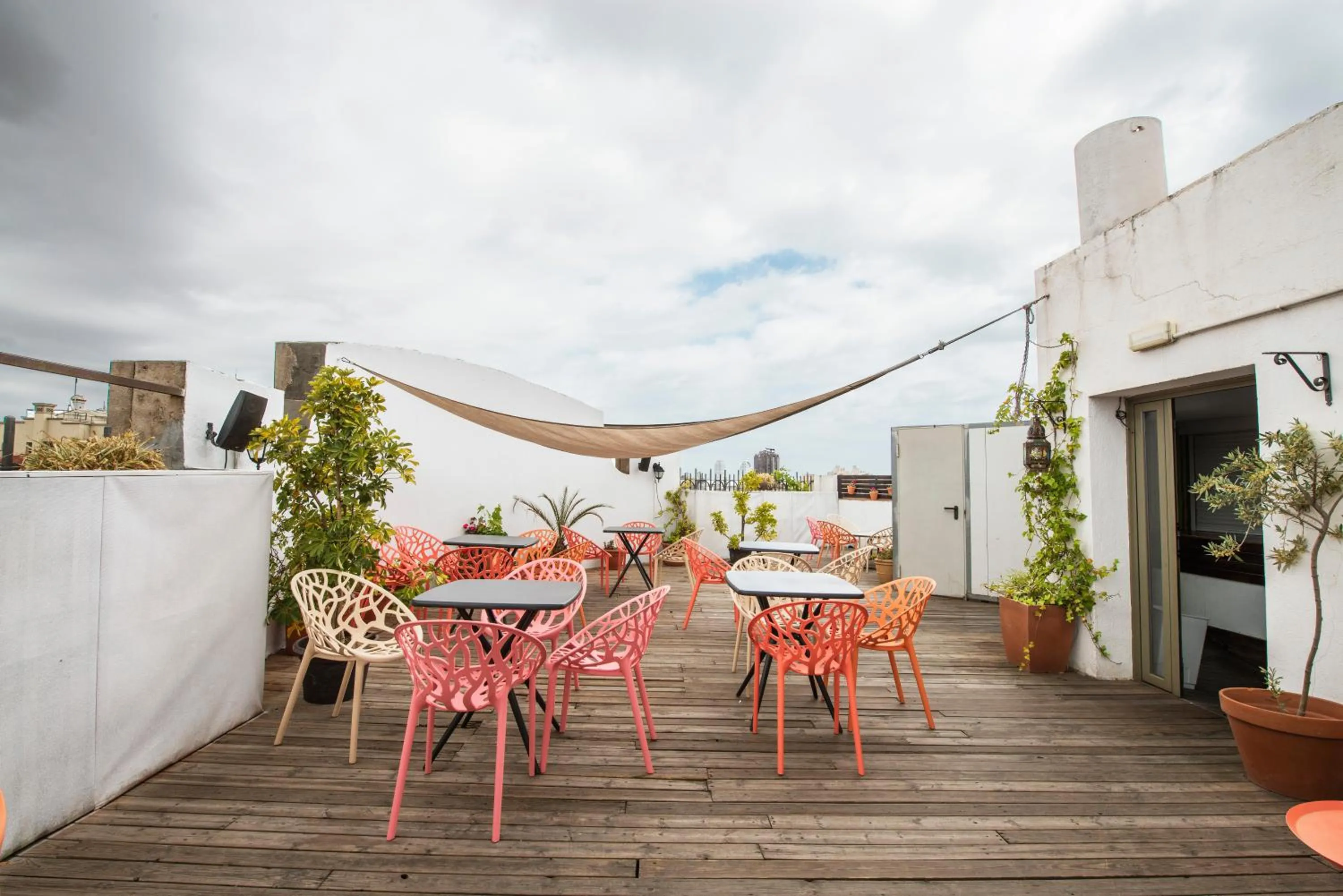 Patio in Safestay Barcelona Passeig de Gràcia