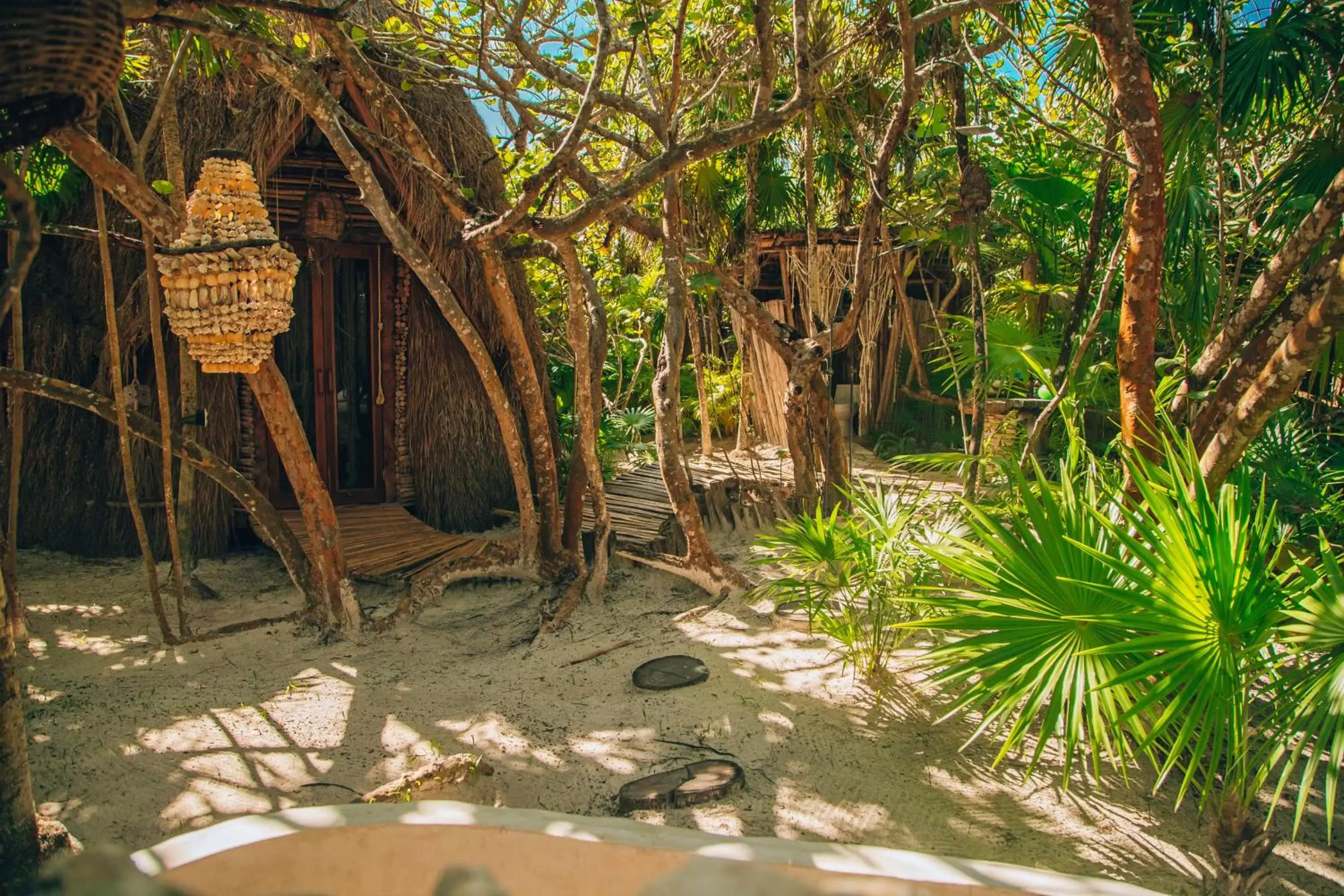 Garden in Ikal Tulum Hotel