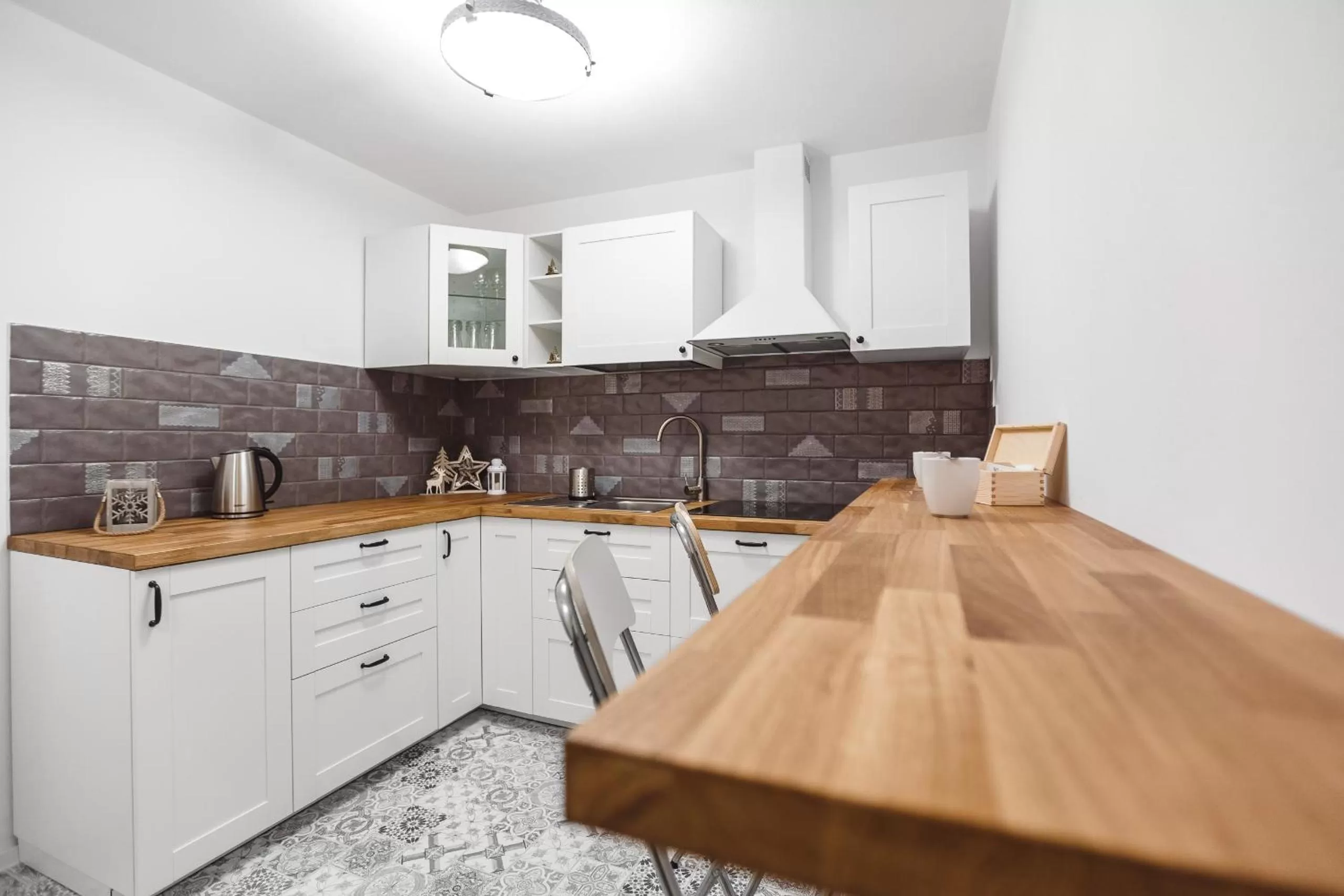 Communal kitchen in Górskie Wspomnienie