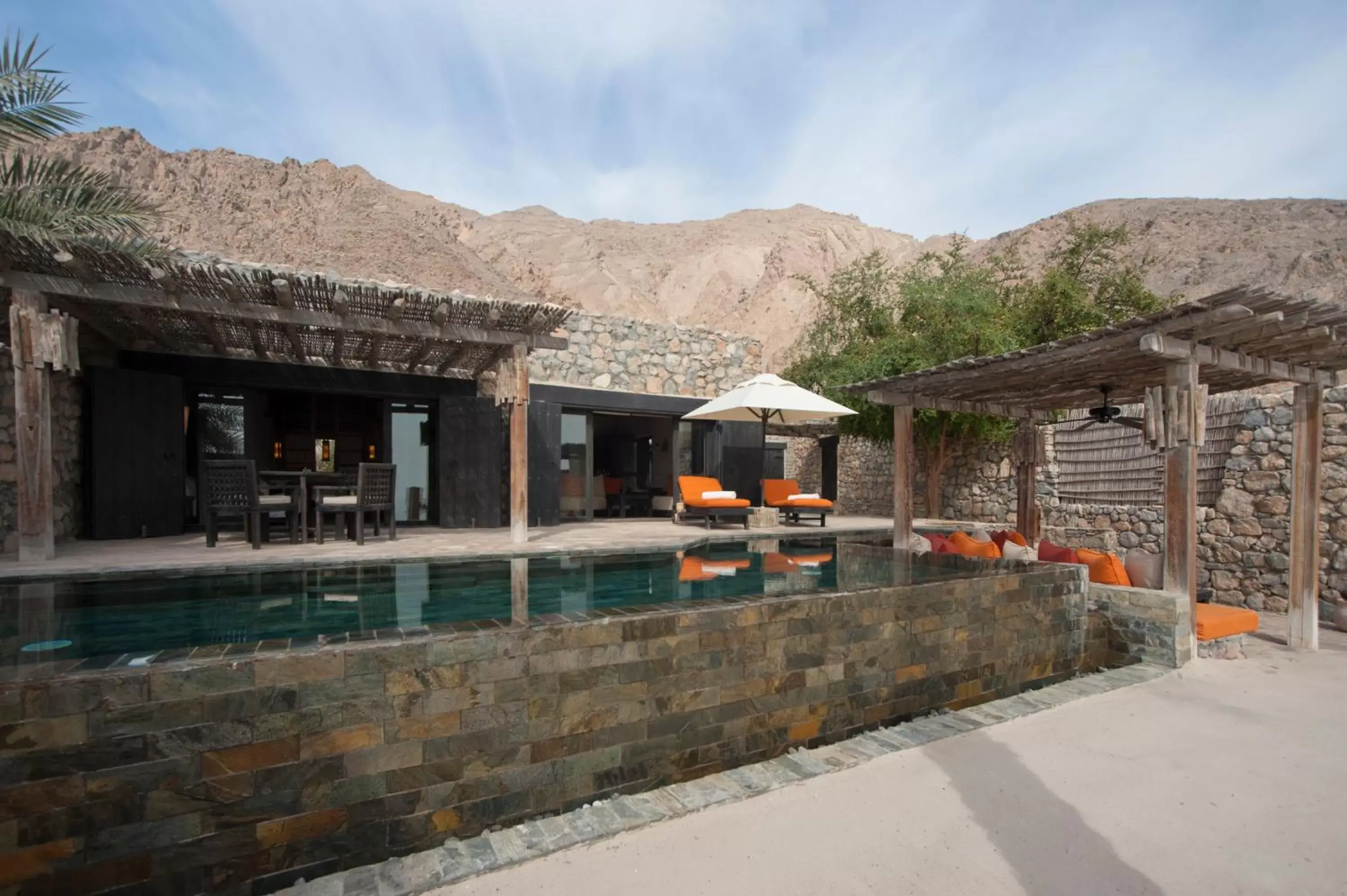 Pool view, Swimming Pool in Six Senses Zighy Bay