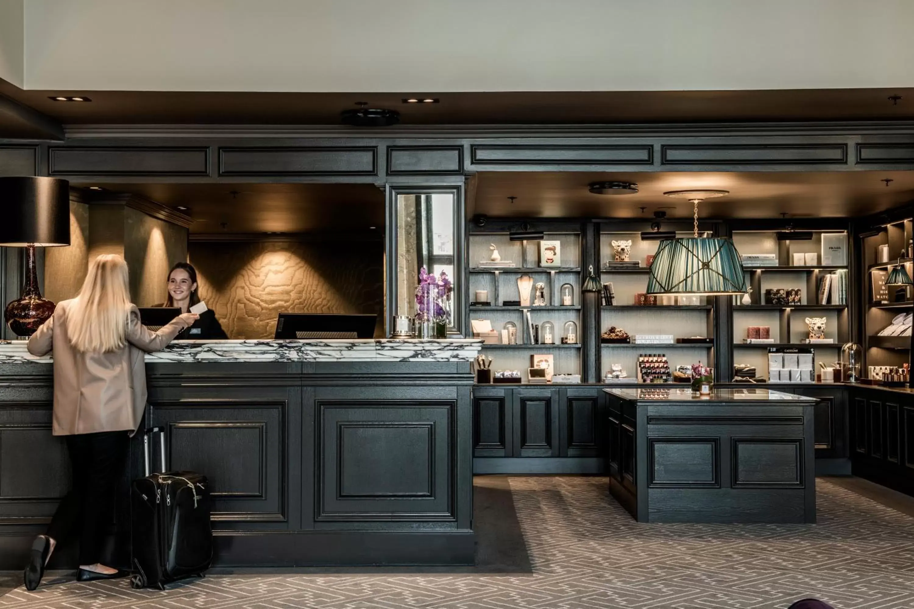 Lobby or reception in Hotel Victoria Lobby or reception in Hotel Victoria