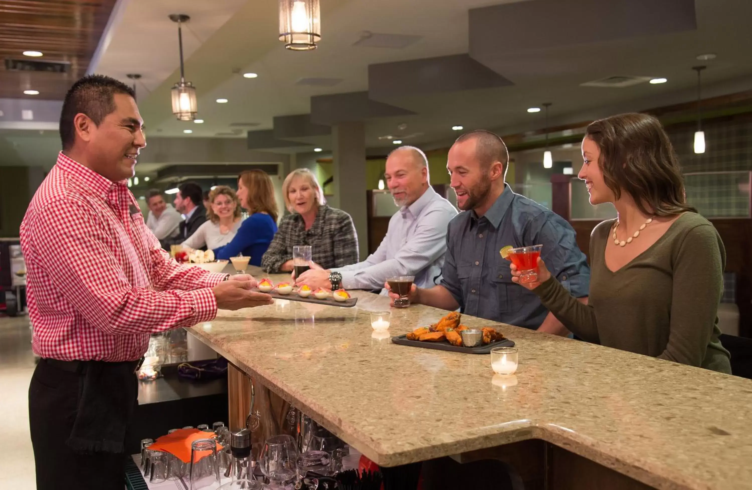 Lounge or bar in Hotel Indigo Traverse City, an IHG Hotel