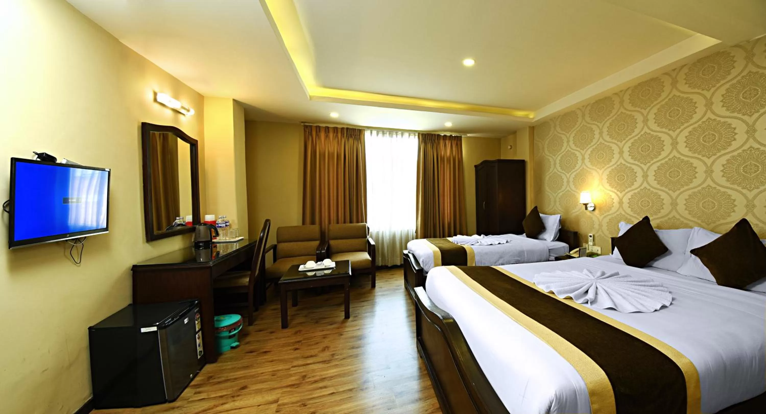 TV and multimedia, Bed in Kathmandu Grand Hotel