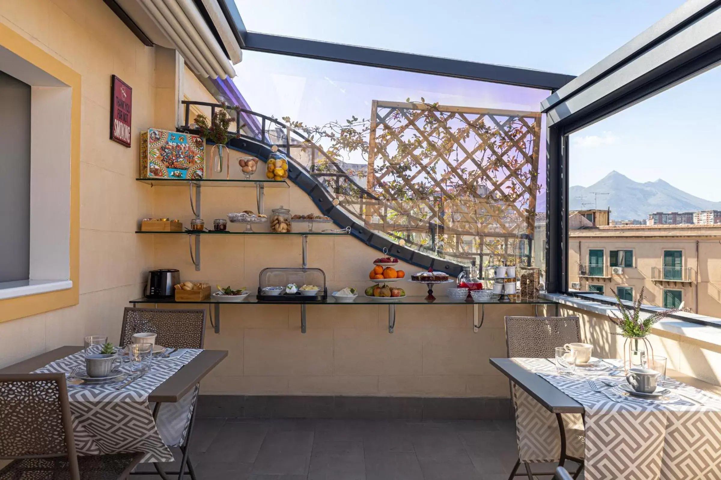 Patio, Restaurant/Places to Eat in I Mori di Porta Nuova Suite & Terrace