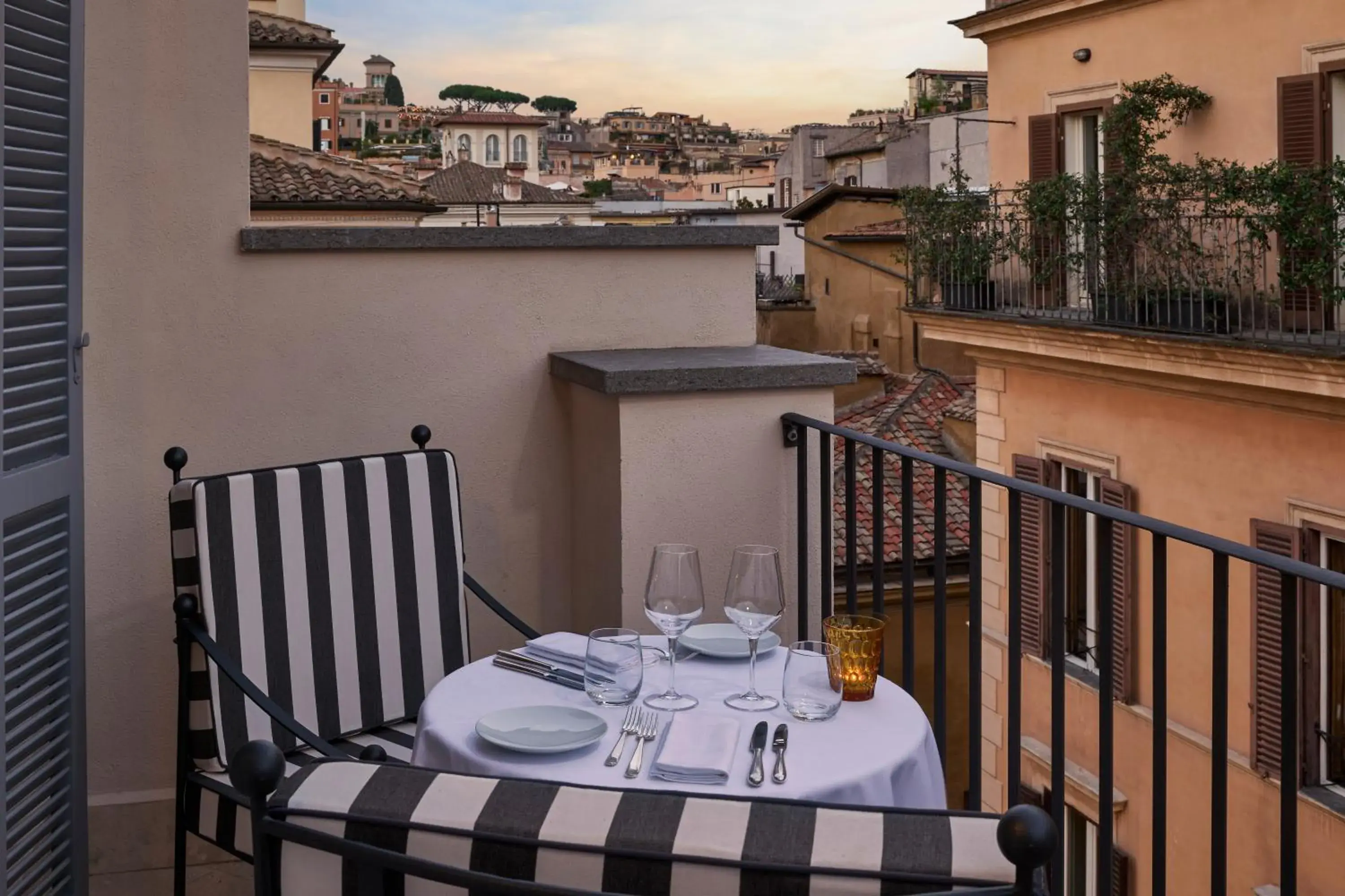 Balcony/Terrace in Hotel d'Inghilterra Roma - Starhotels Collezione
