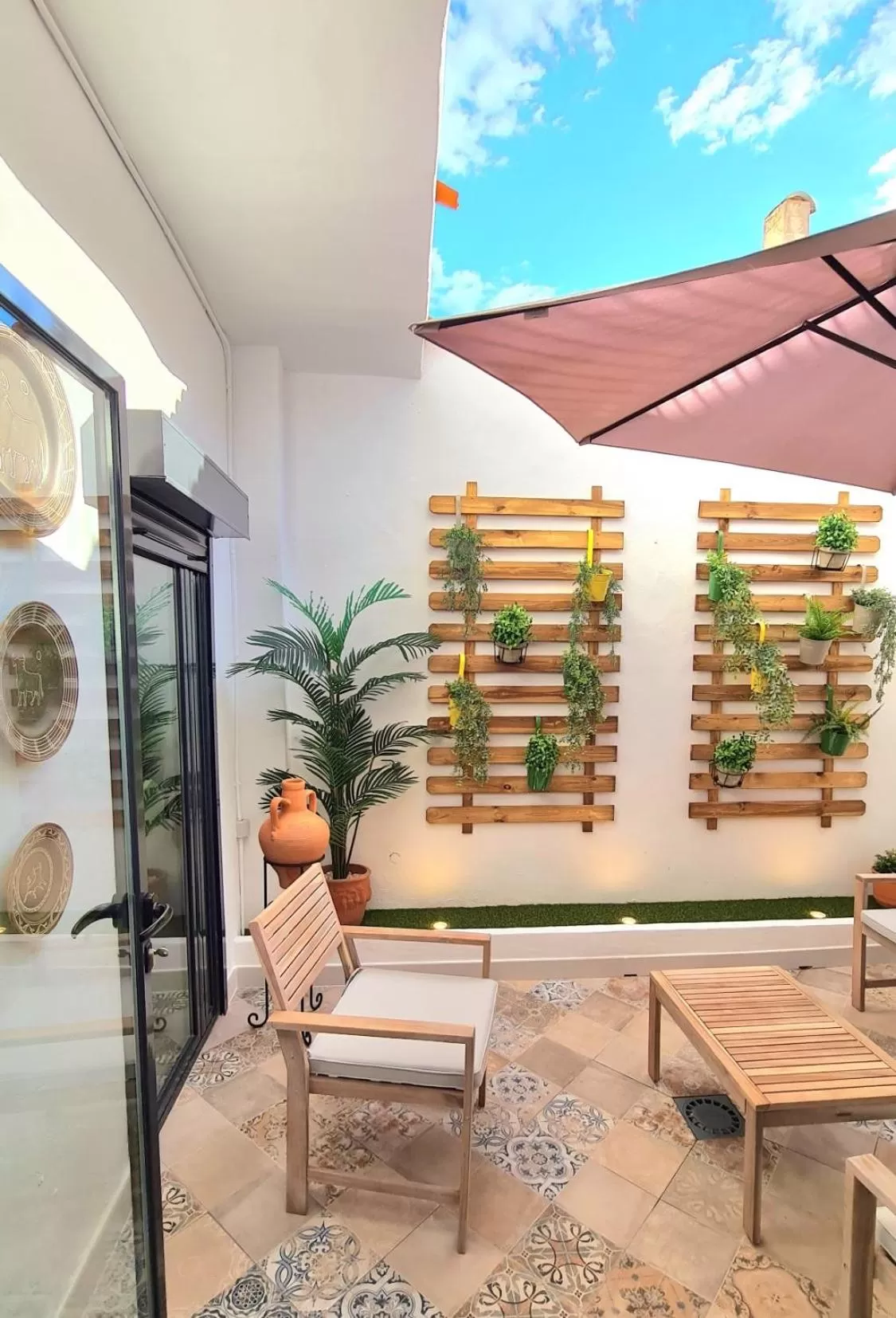 Patio in Apartamentos de la Huerta