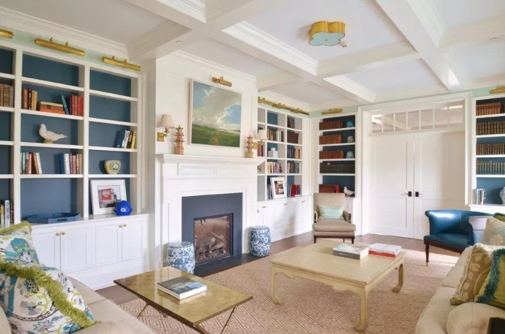 Library, Seating Area in The Quogue Club