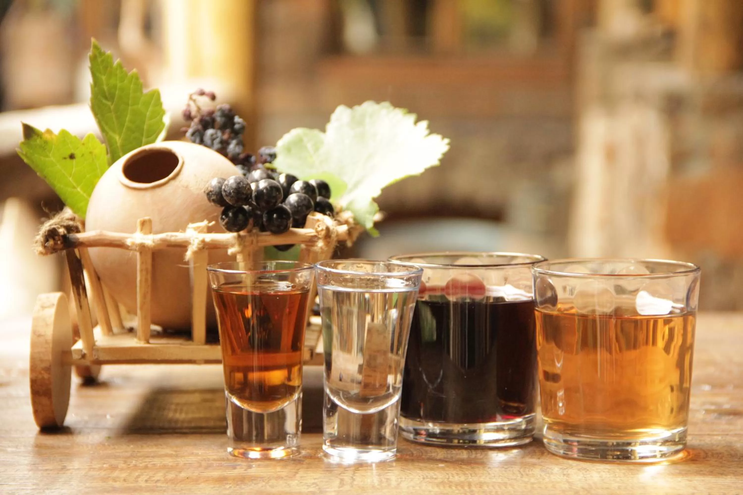 Alcoholic drinks, Drinks in Machanents Art Hotel