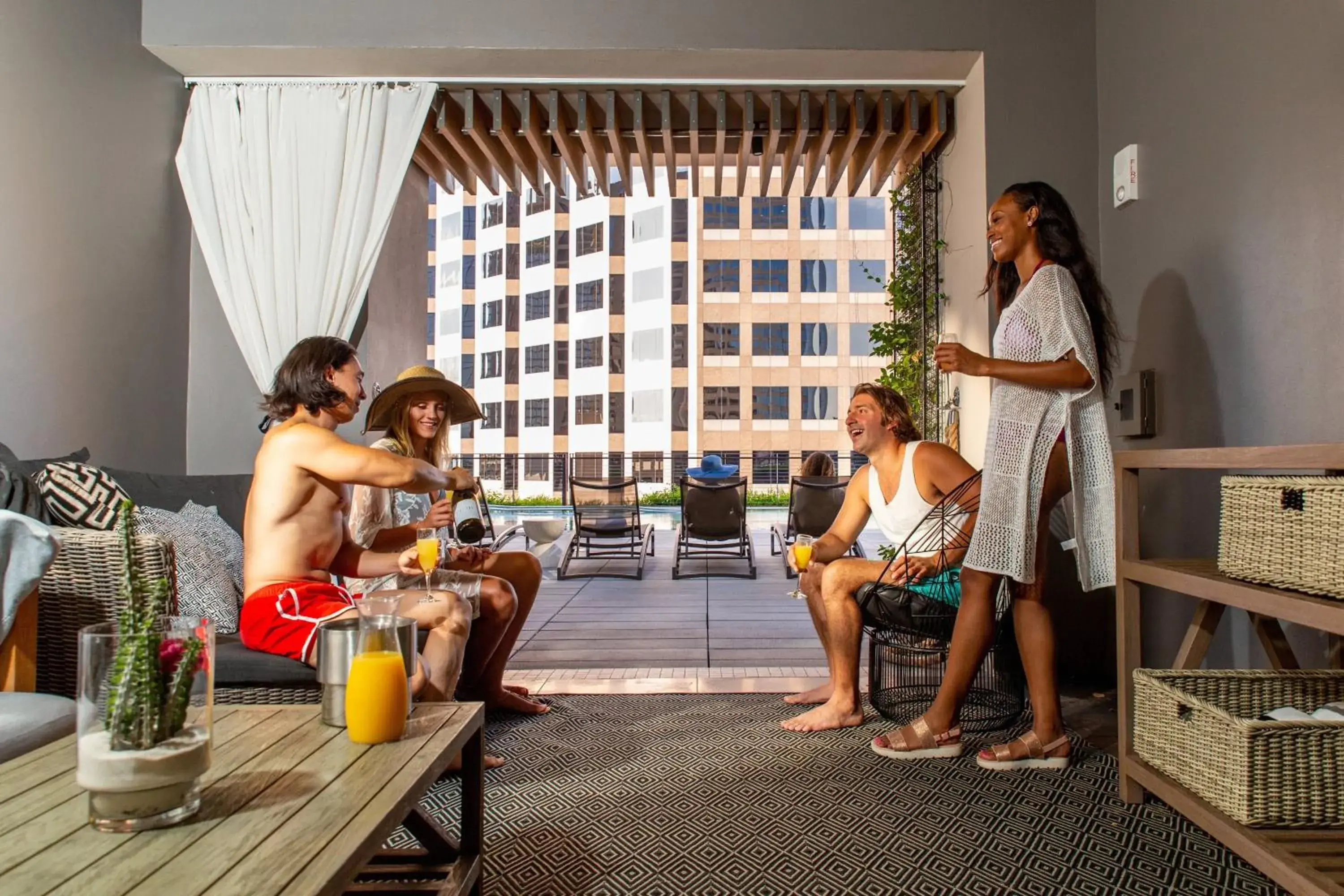 Swimming pool in JW Marriott Austin