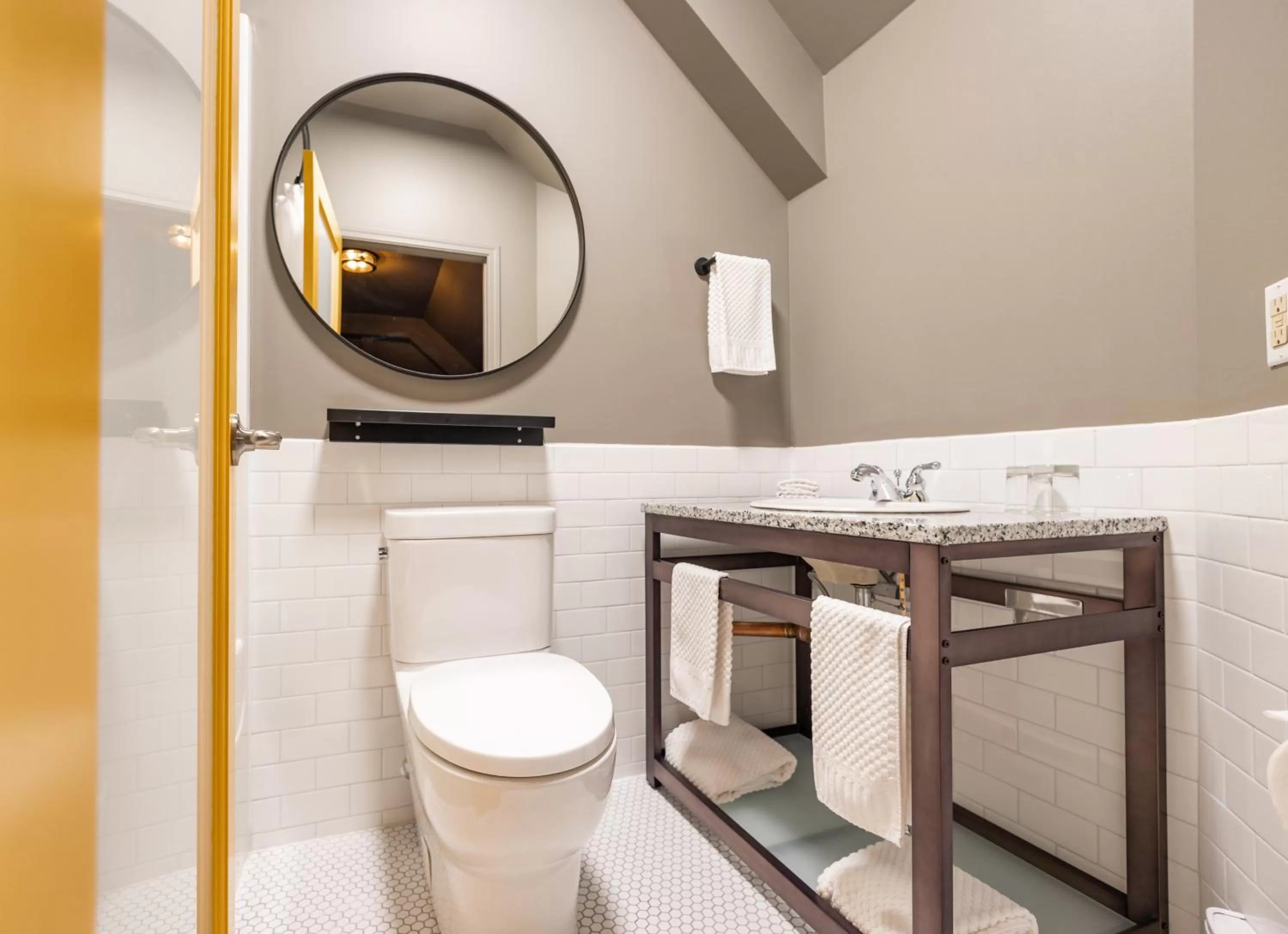 Bathroom in The Larix Hotel