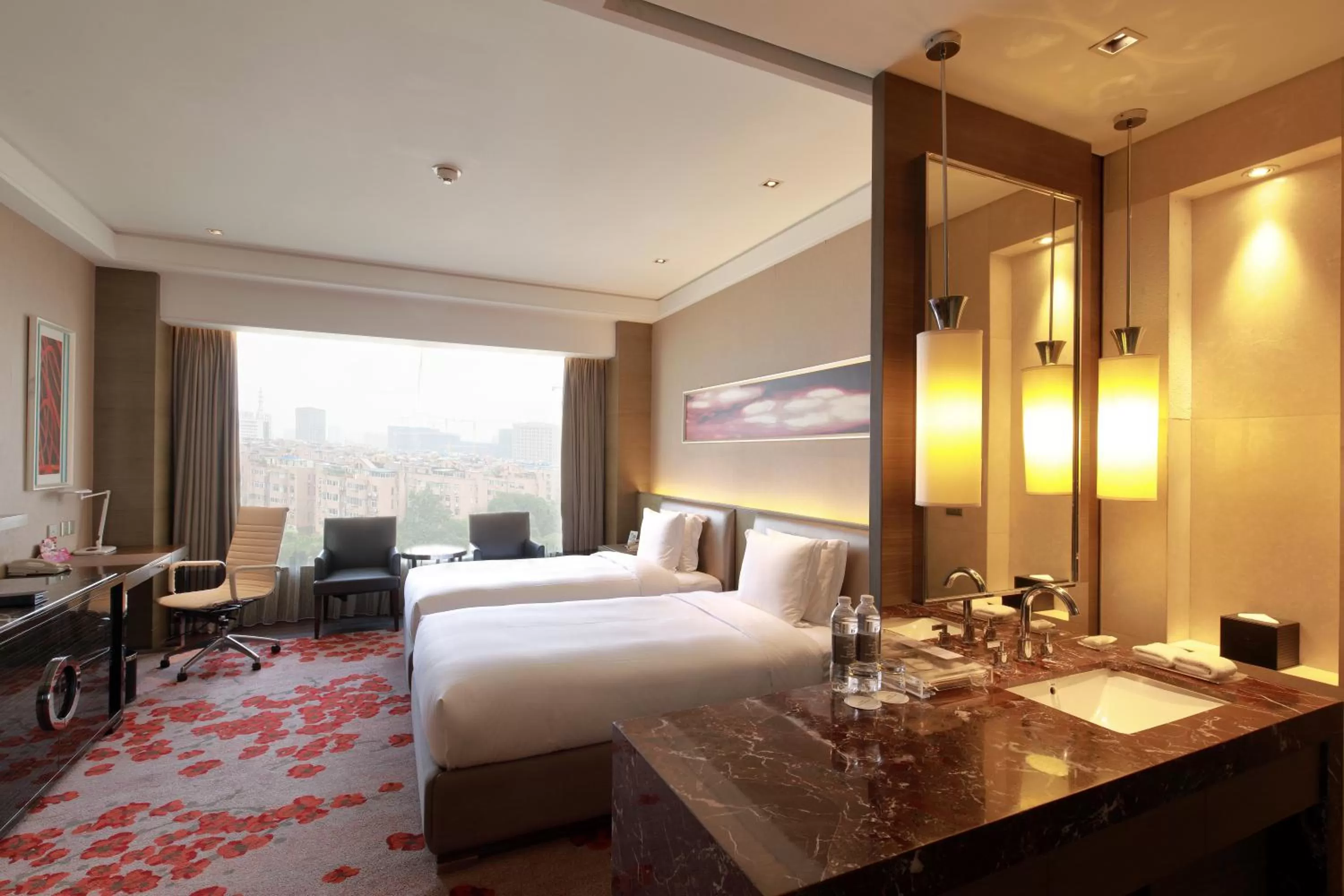 Bedroom, Bed in Crowne Plaza Nanjing Jiangning by IHG