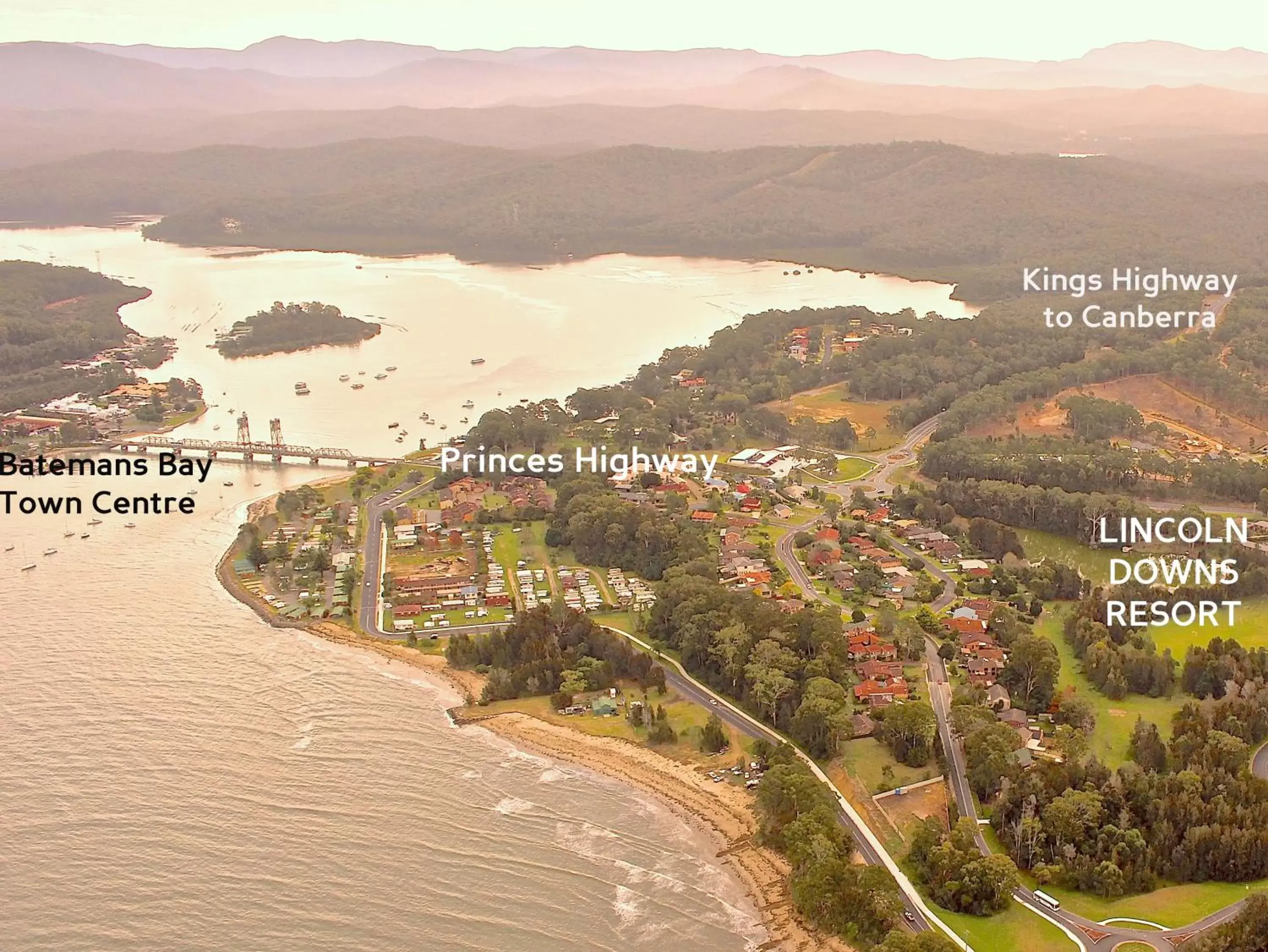 View (from property/room), Bird's-eye View in Lincoln Downs Resort Batemans Bay, Signature Collection by Best Western