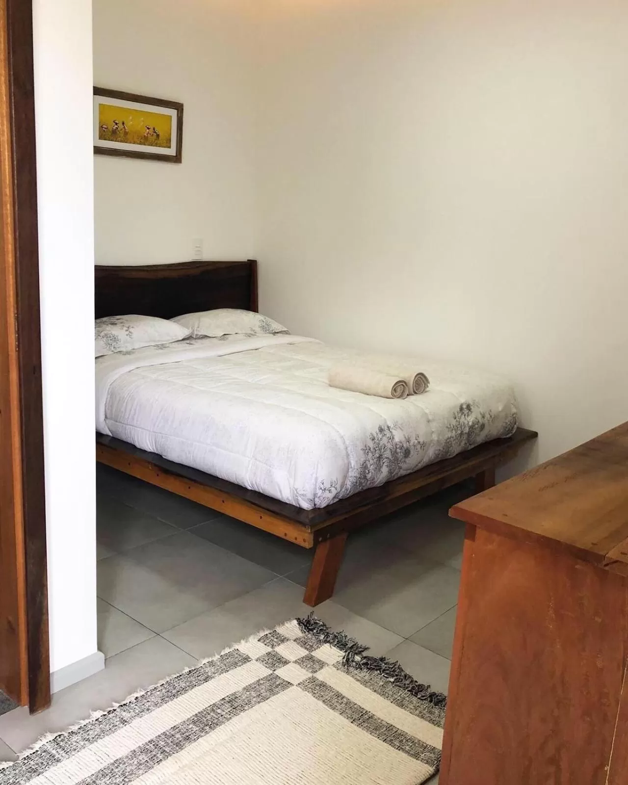 Bed in Pousada Casa Albatross