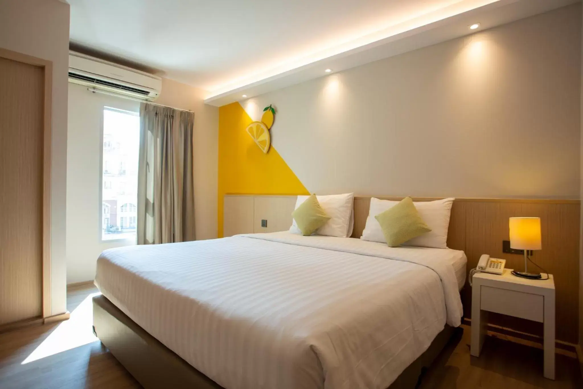 Bedroom, Bed in Lemontea Hotel Bangkok - SHA Extra Plus