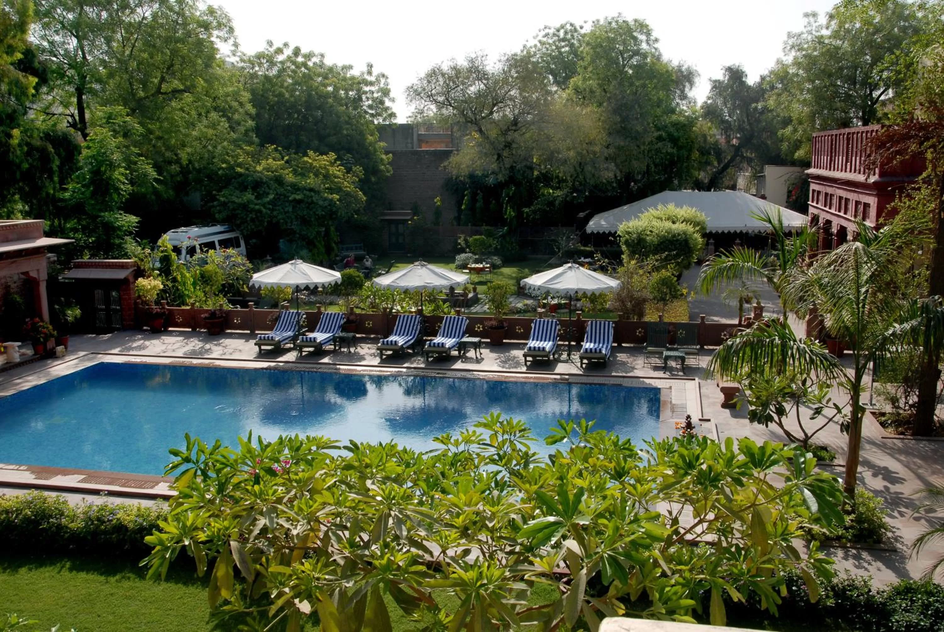 Swimming pool in Ratan Vilas, Jodhpur