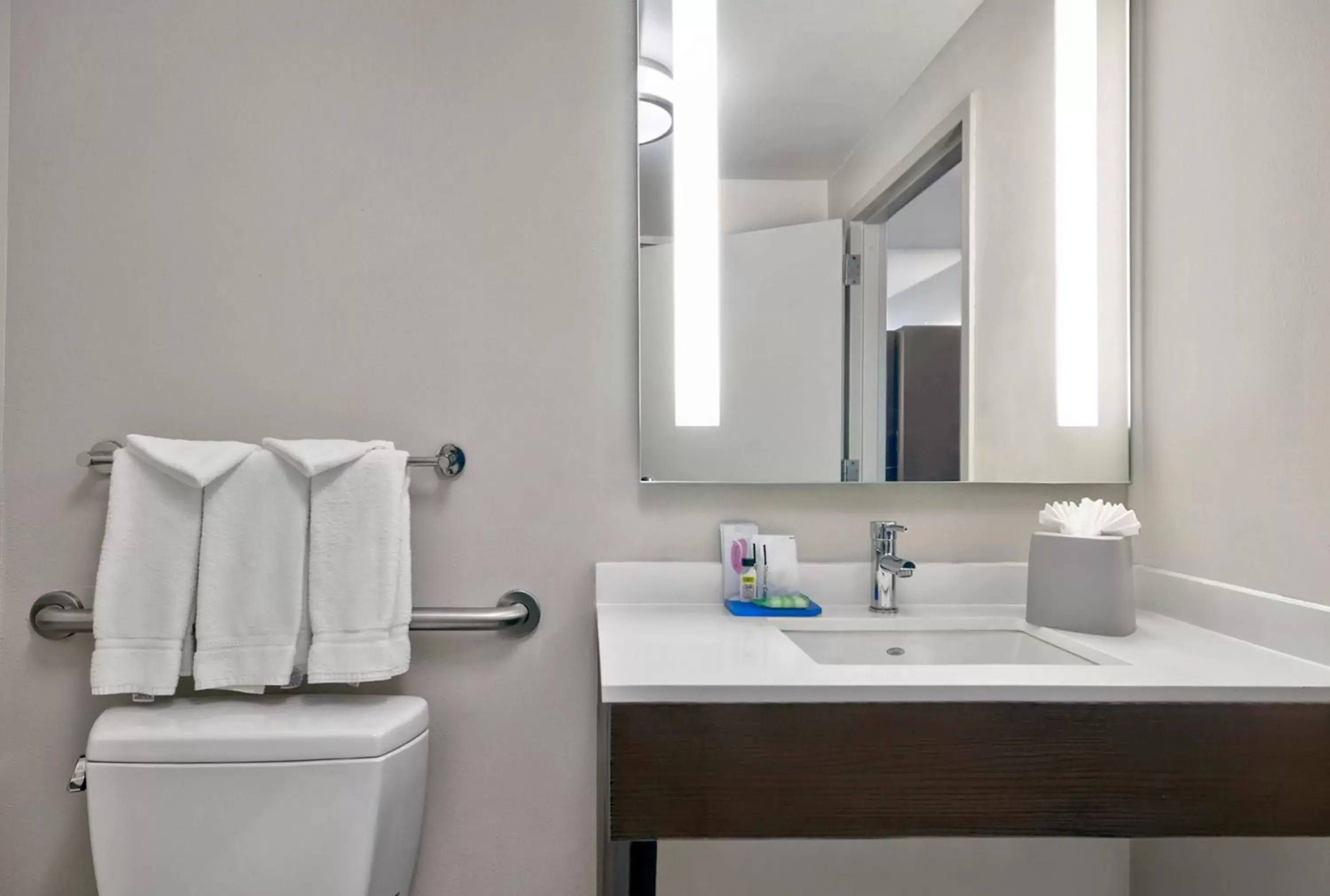 Photo of the whole room, Bathroom in Holiday Inn Express Hotel & Suites Kansas City - Grandview, an IHG Hotel