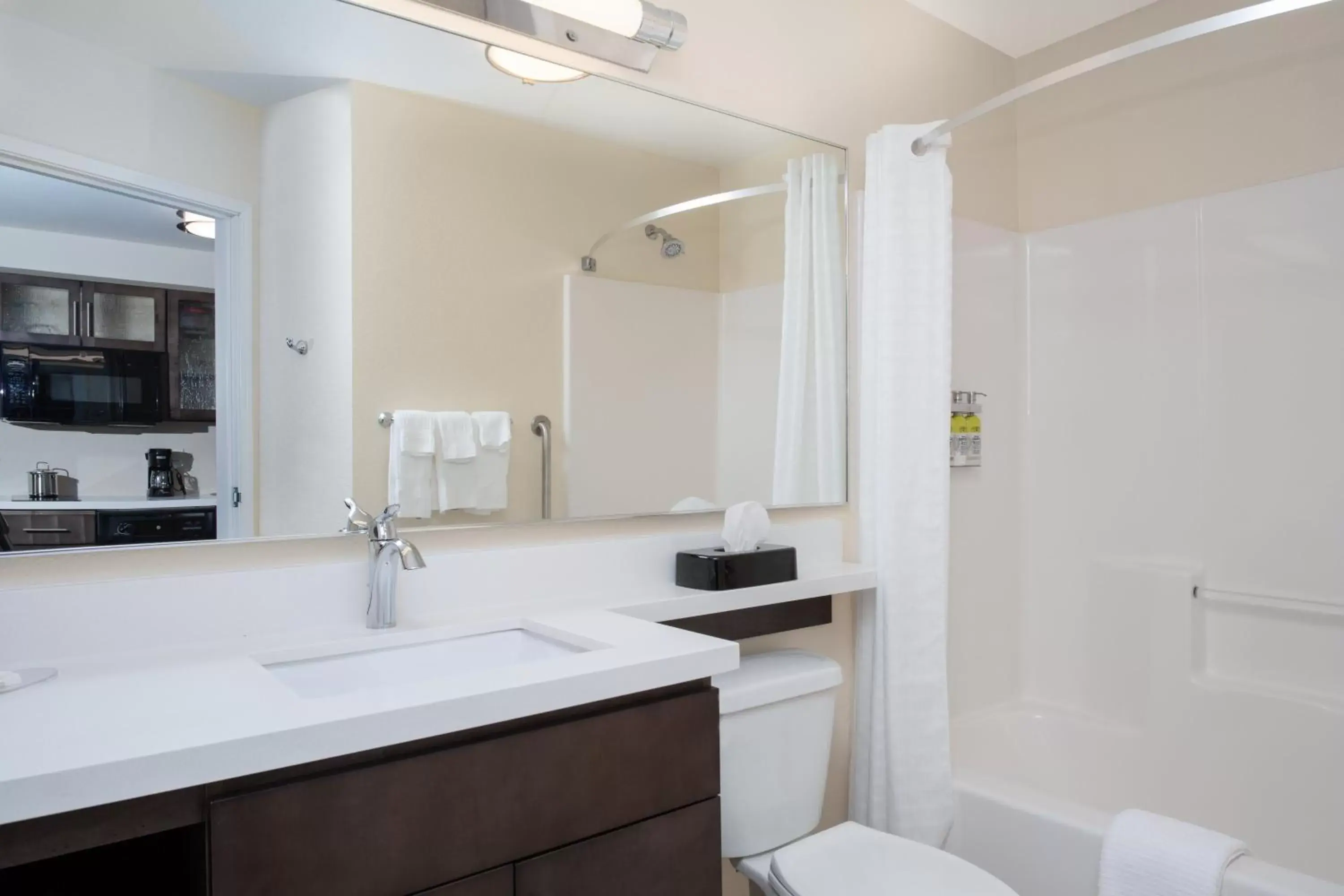 Bathroom in Candlewood Suites Cheyenne, an IHG Hotel
