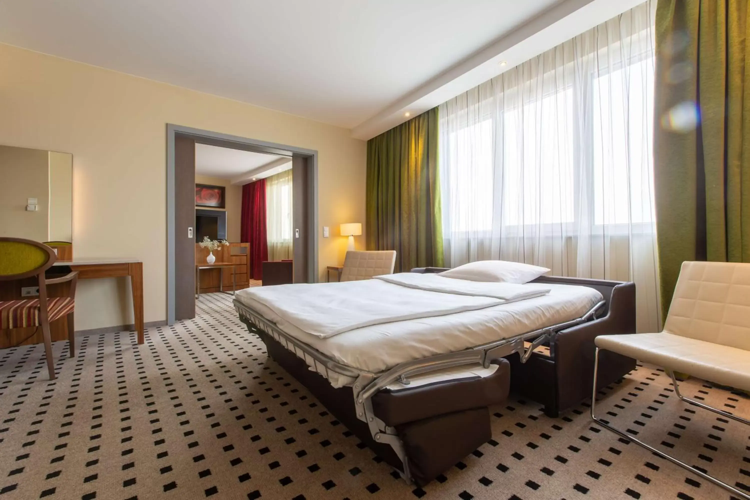 Photo of the whole room, Bed in Radisson Blu Hotel, Hamburg Airport