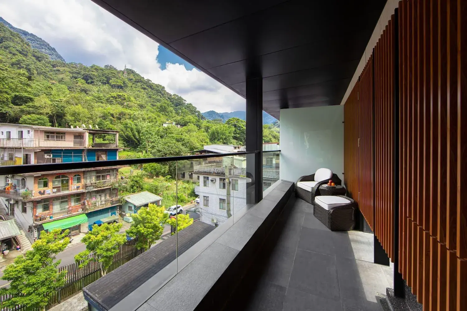 Balcony/Terrace in Pause Landis Resort Wulai