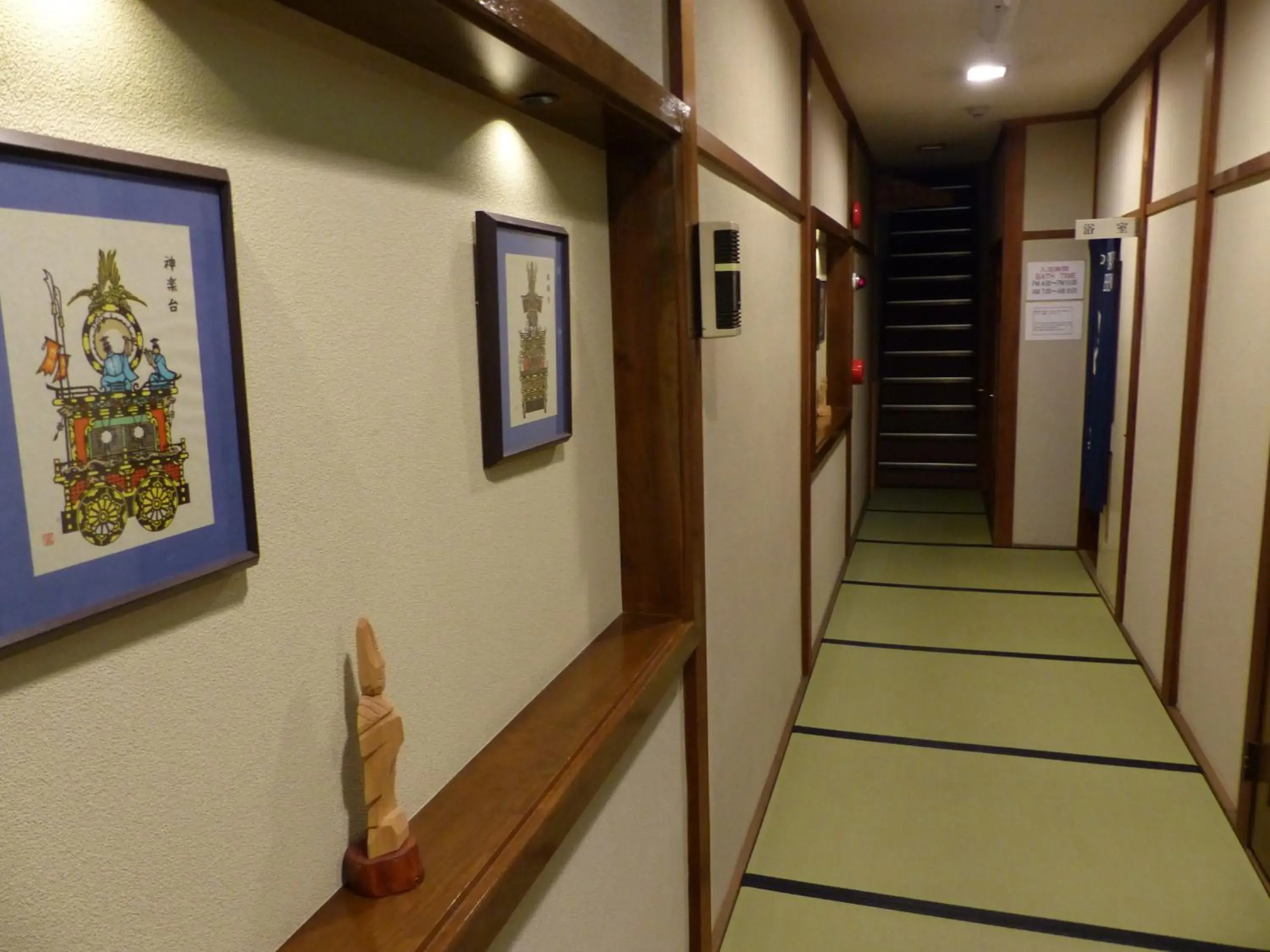 Decorative detail in Minshuku Kuwataniya Ryokan