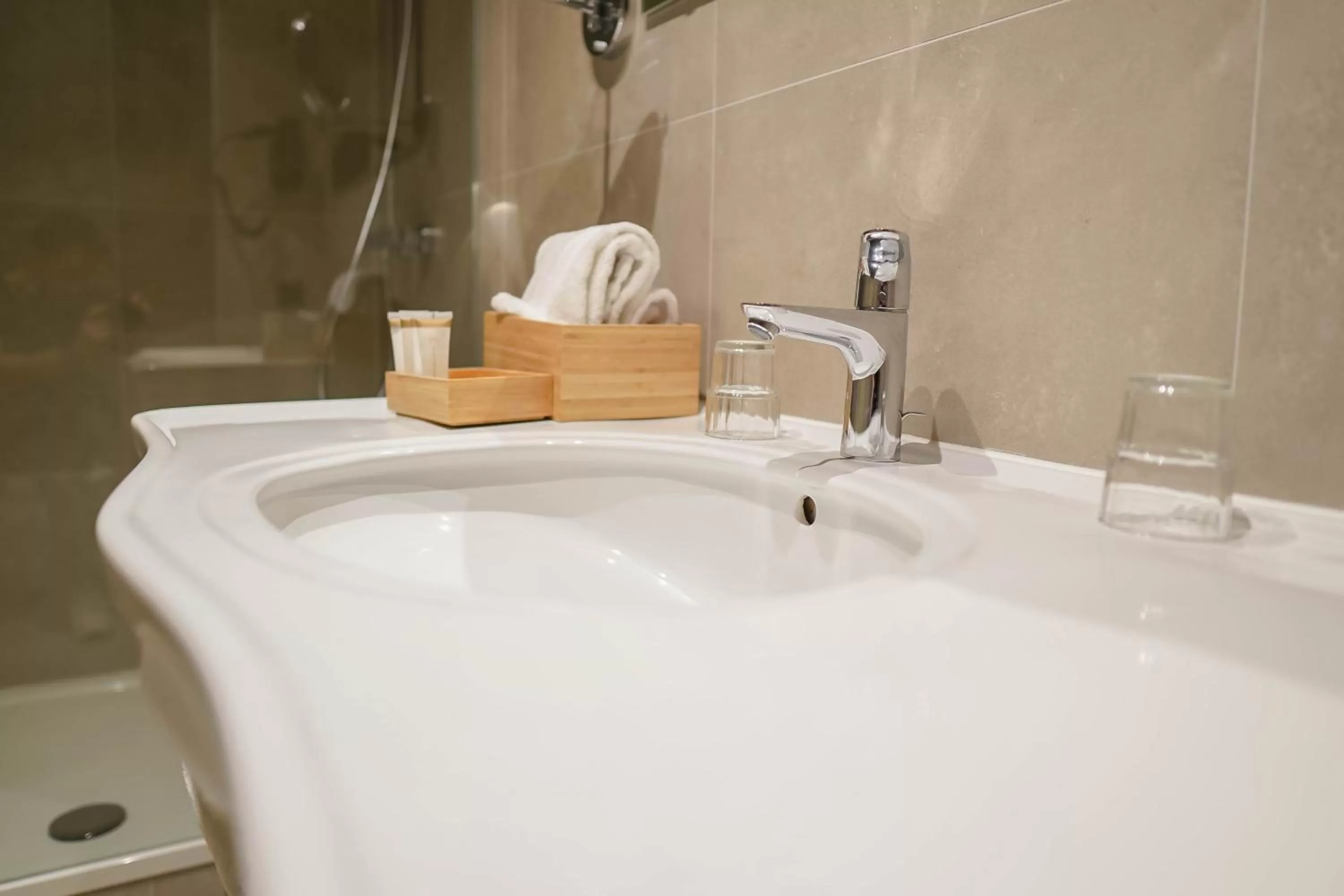 Bathroom in Hotel de Flandre Ghent