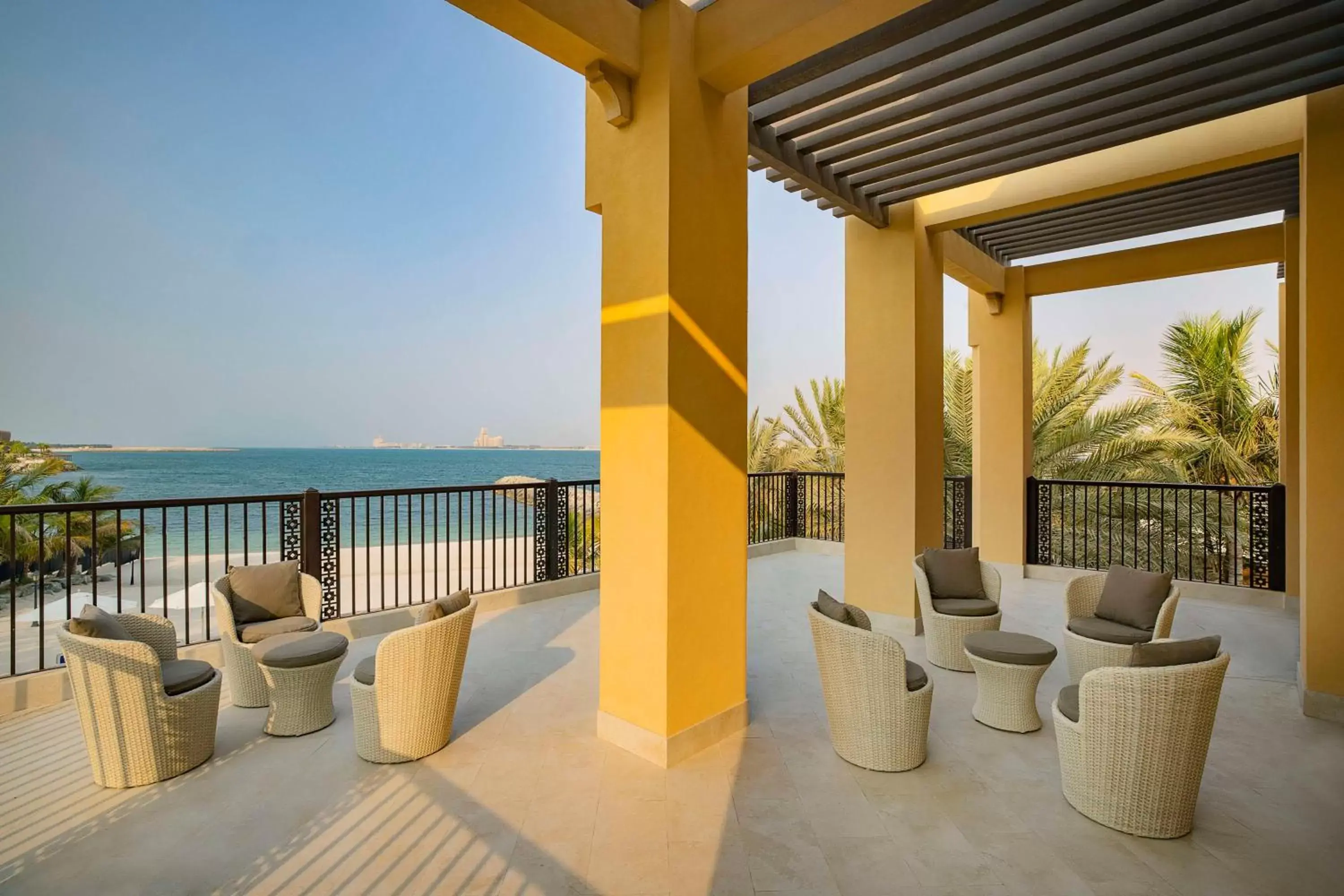 View (from property/room), Balcony/Terrace in DoubleTree by Hilton Resort & Spa Marjan Island