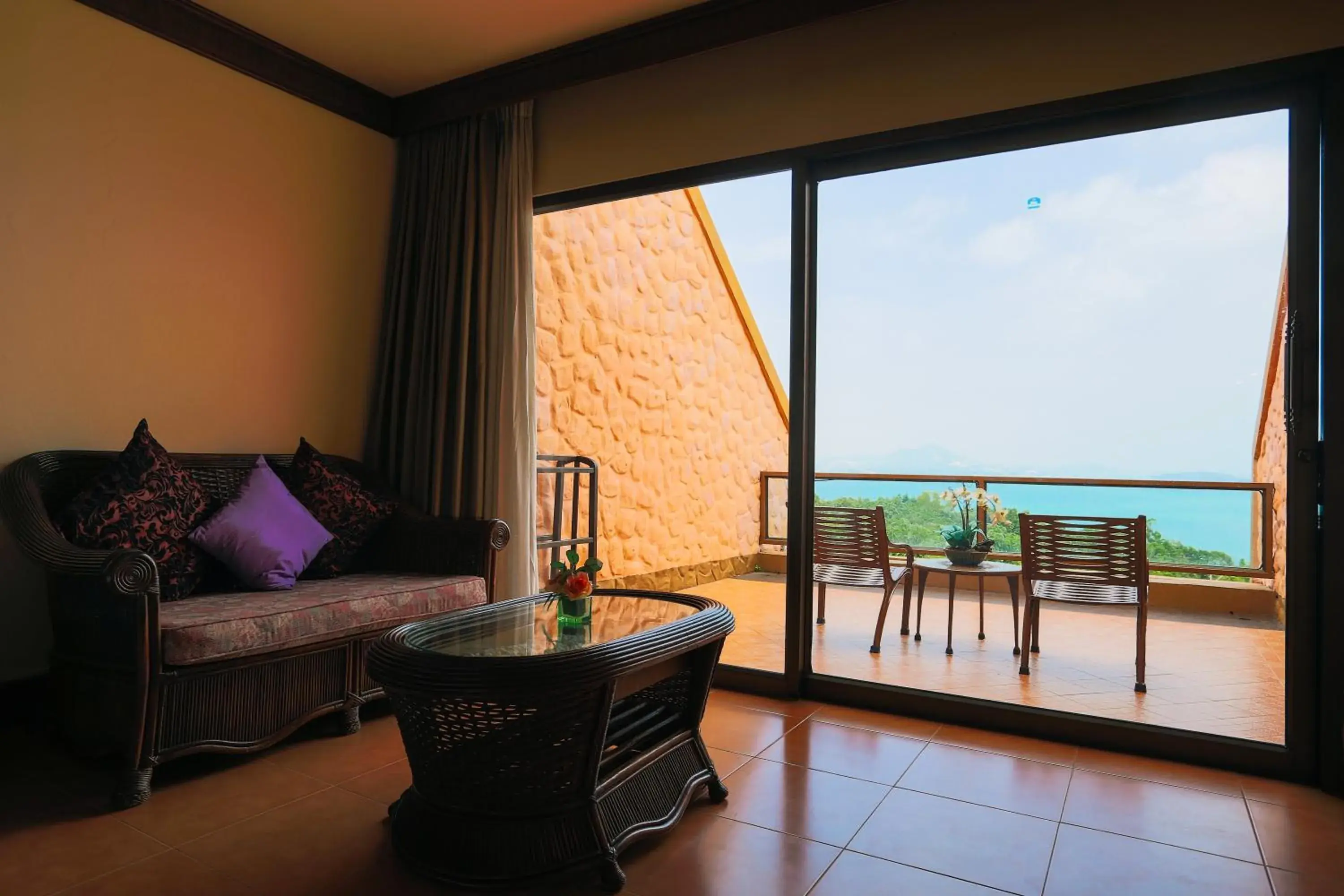 Balcony/Terrace in Samui Bayview Resort & Spa