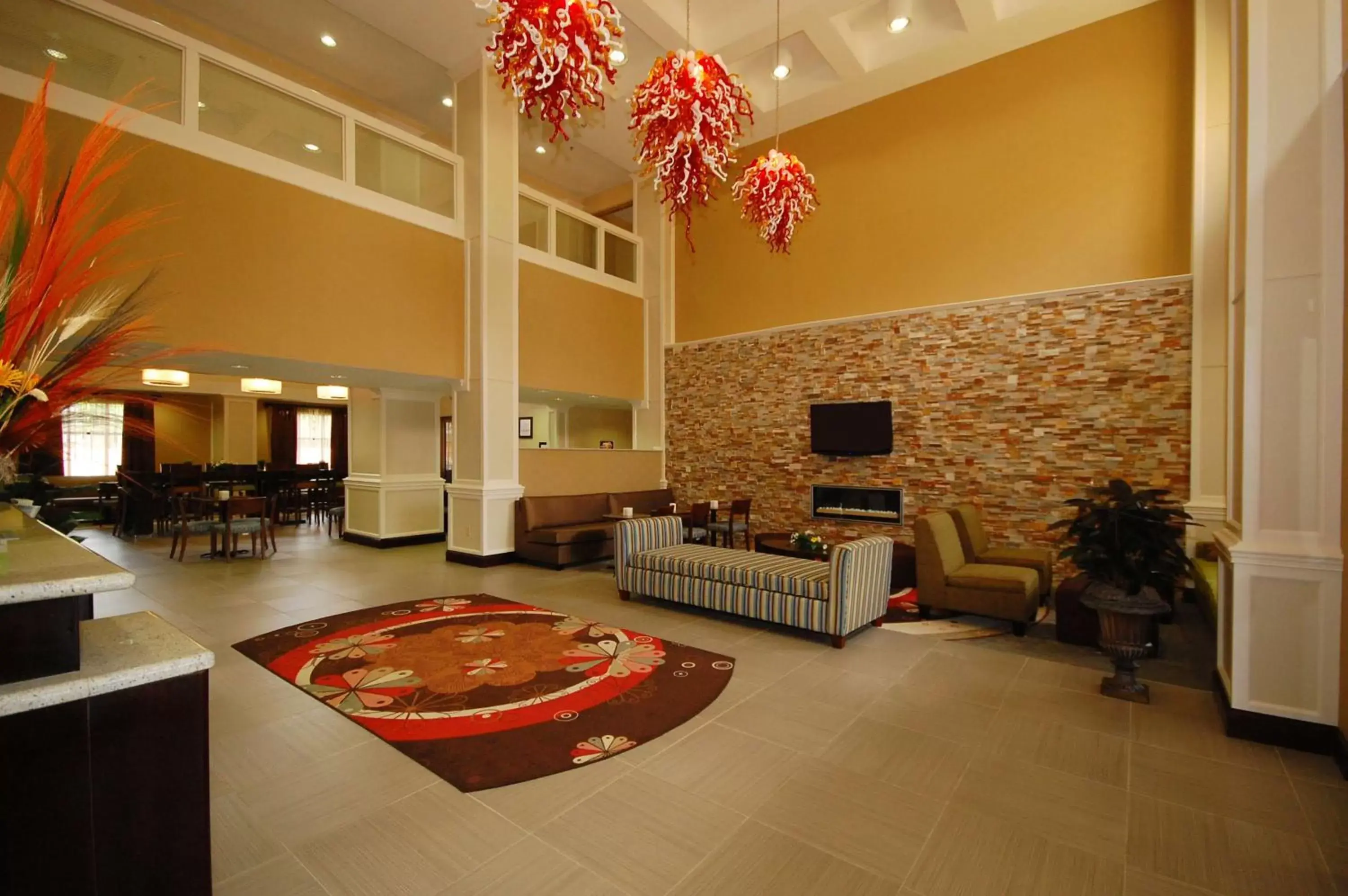 Lobby or reception in Hampton Inn Jackson/Flowood - Airport Area MS