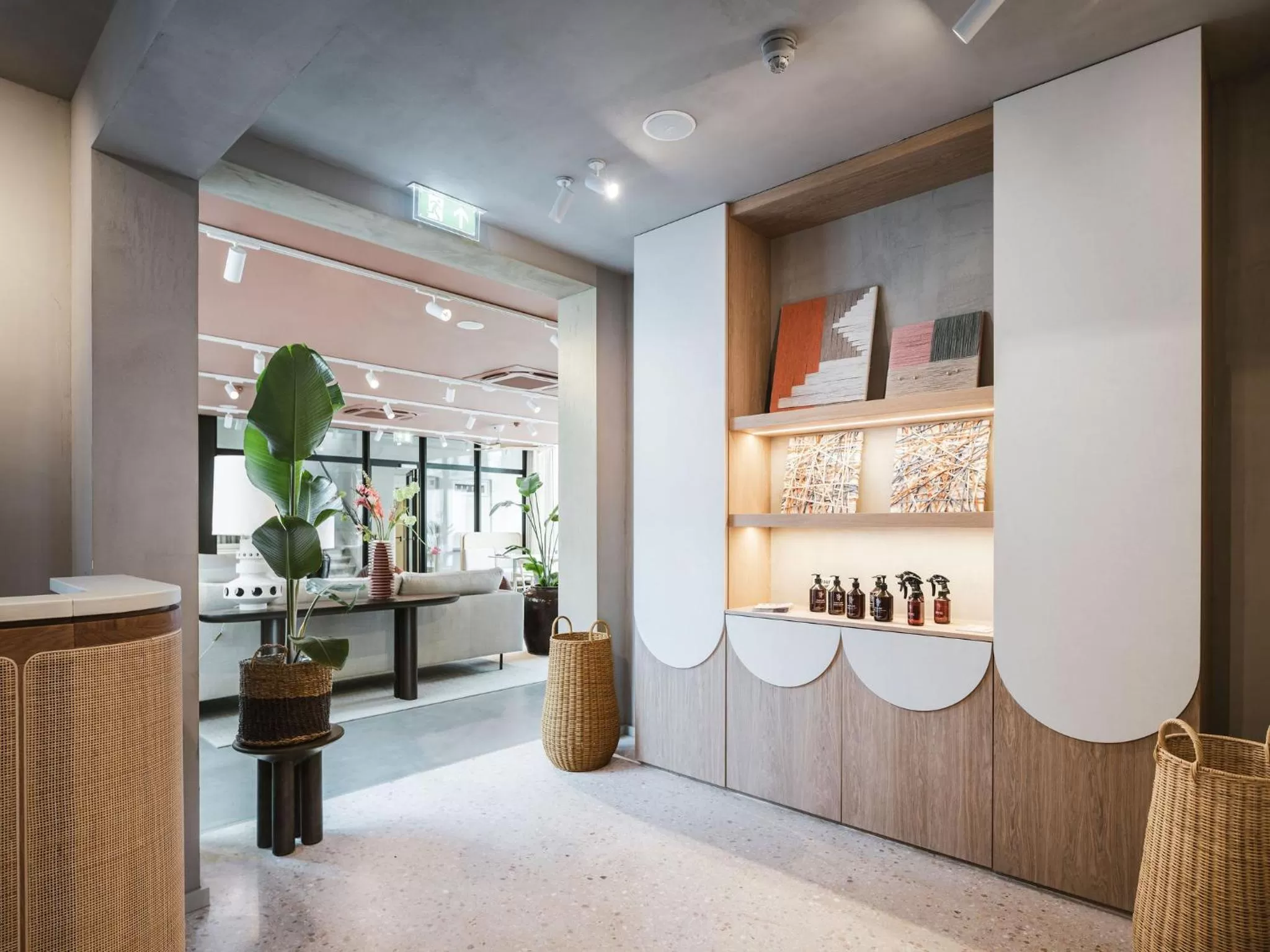 Lobby or reception in Strandhotel Domburg