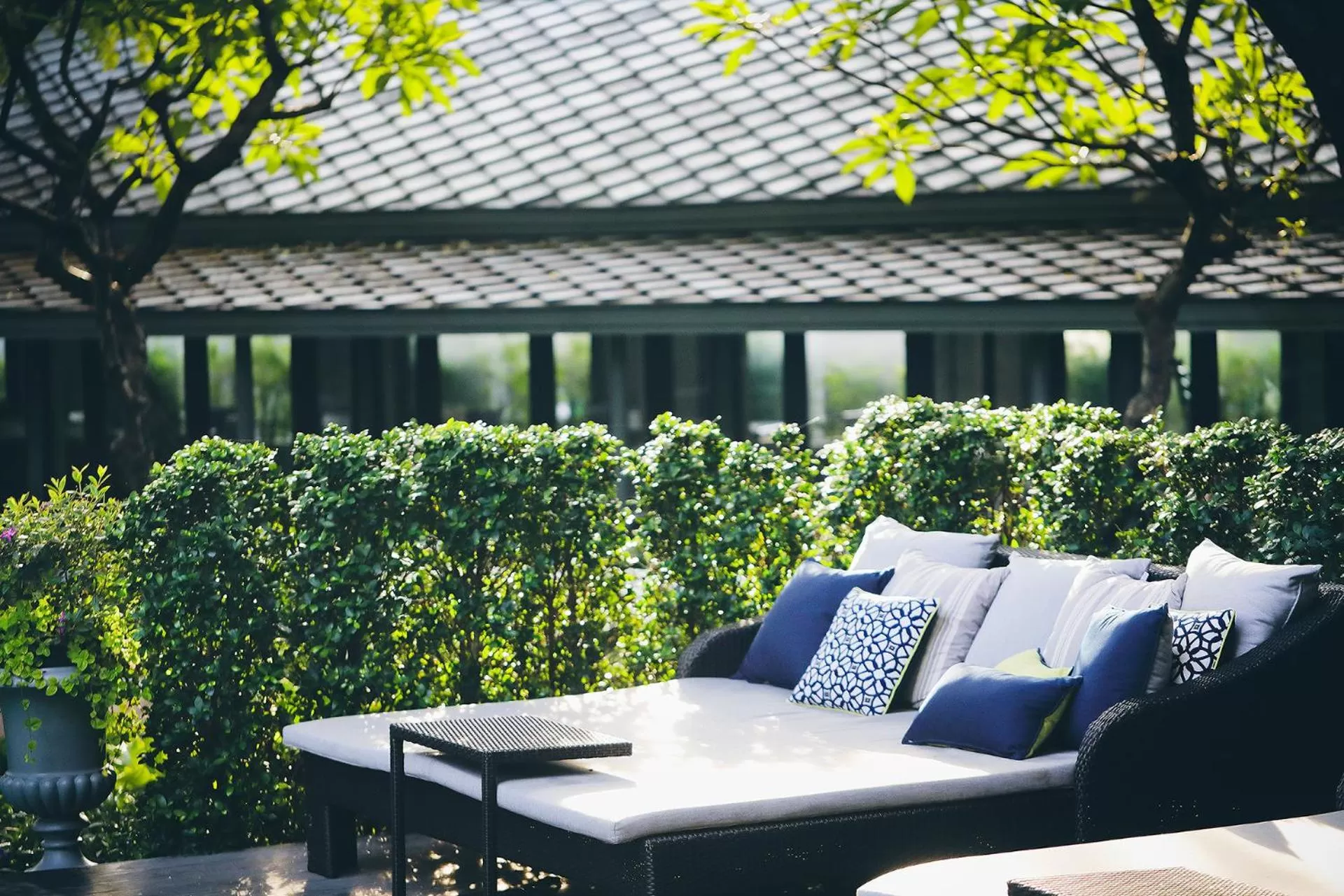 Garden view in The Raweekanlaya Bangkok Wellness Cuisine Resort