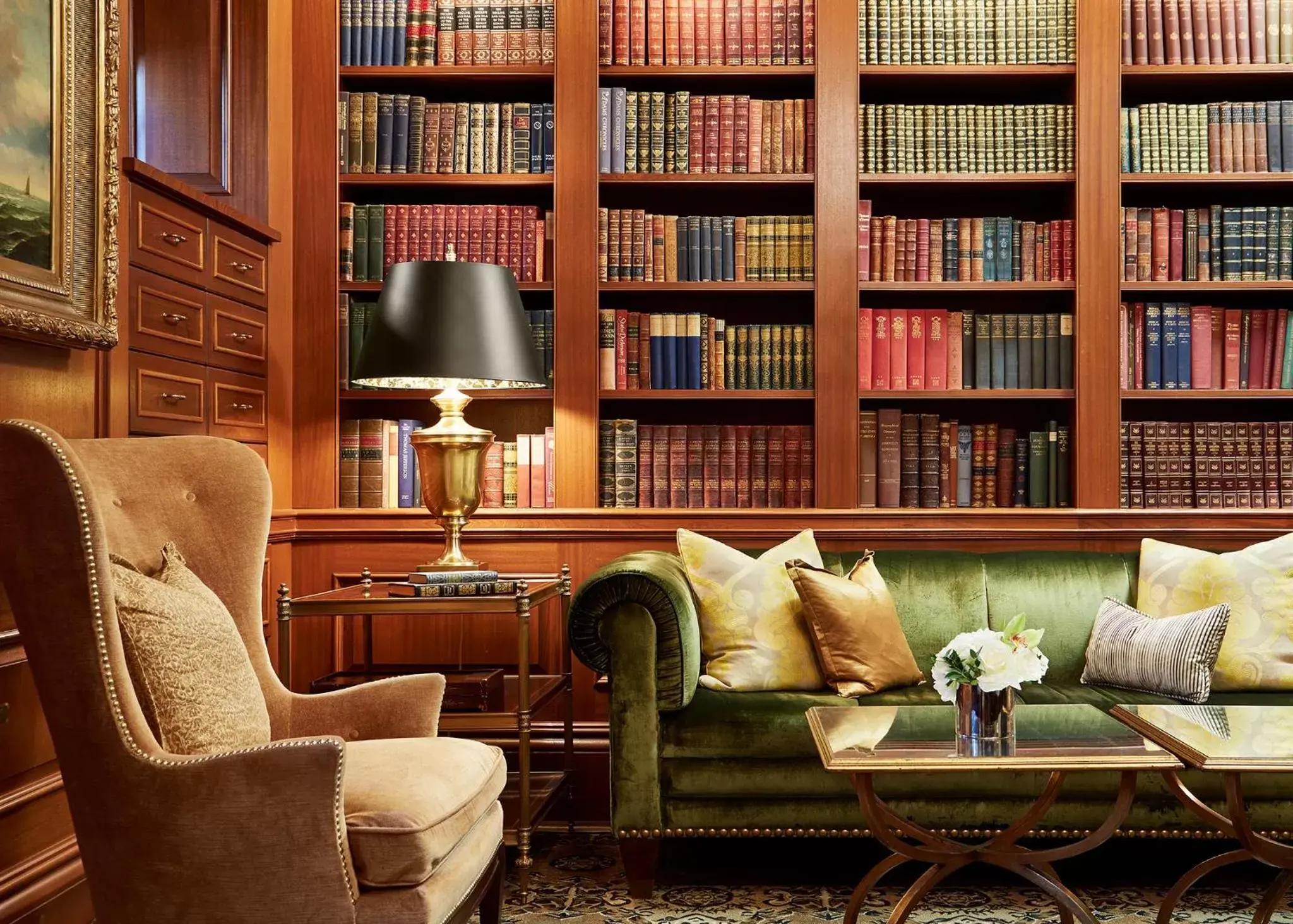 Library in The Jefferson Hotel
