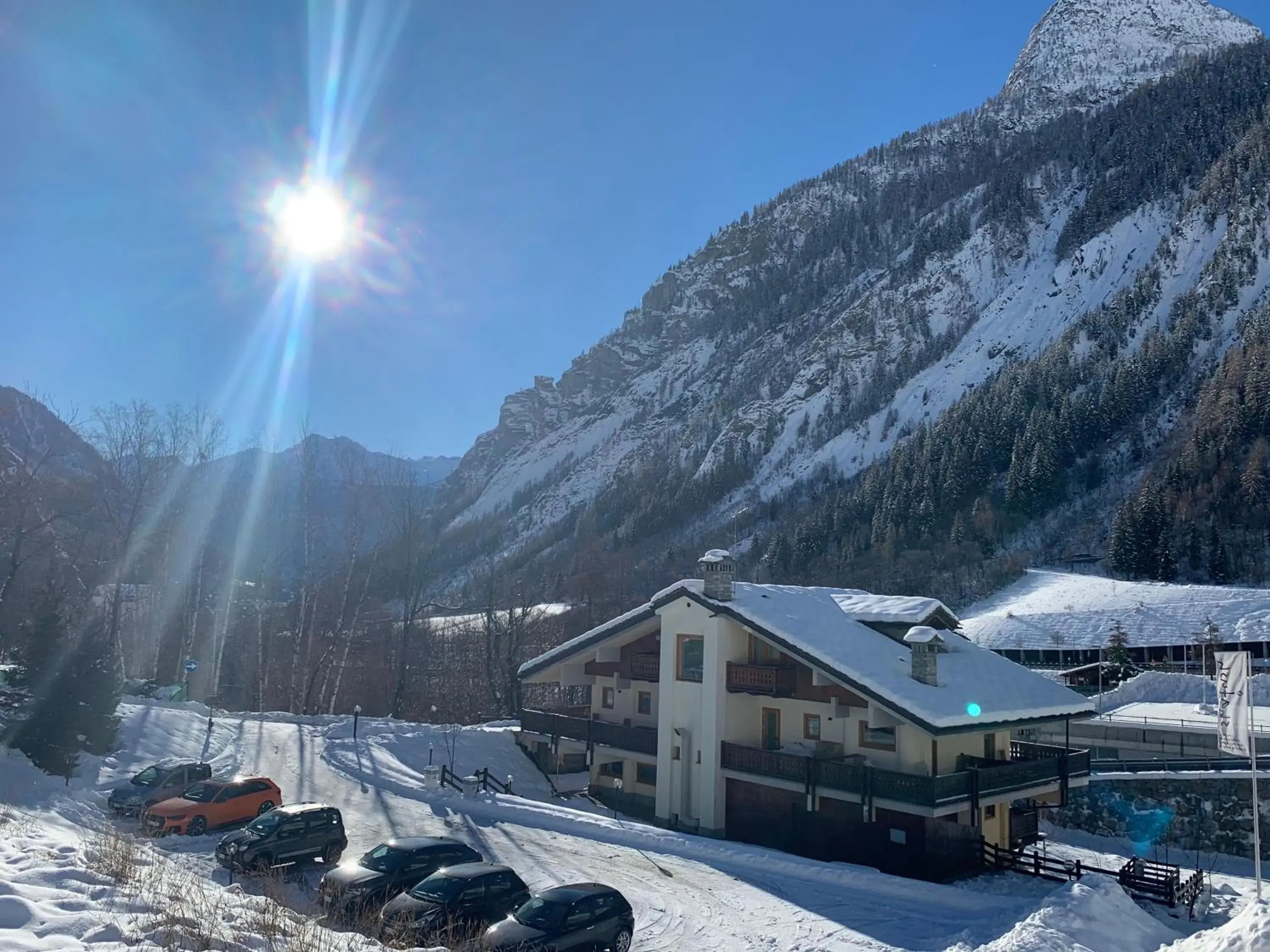 Property building, Winter in Shatush Hotel