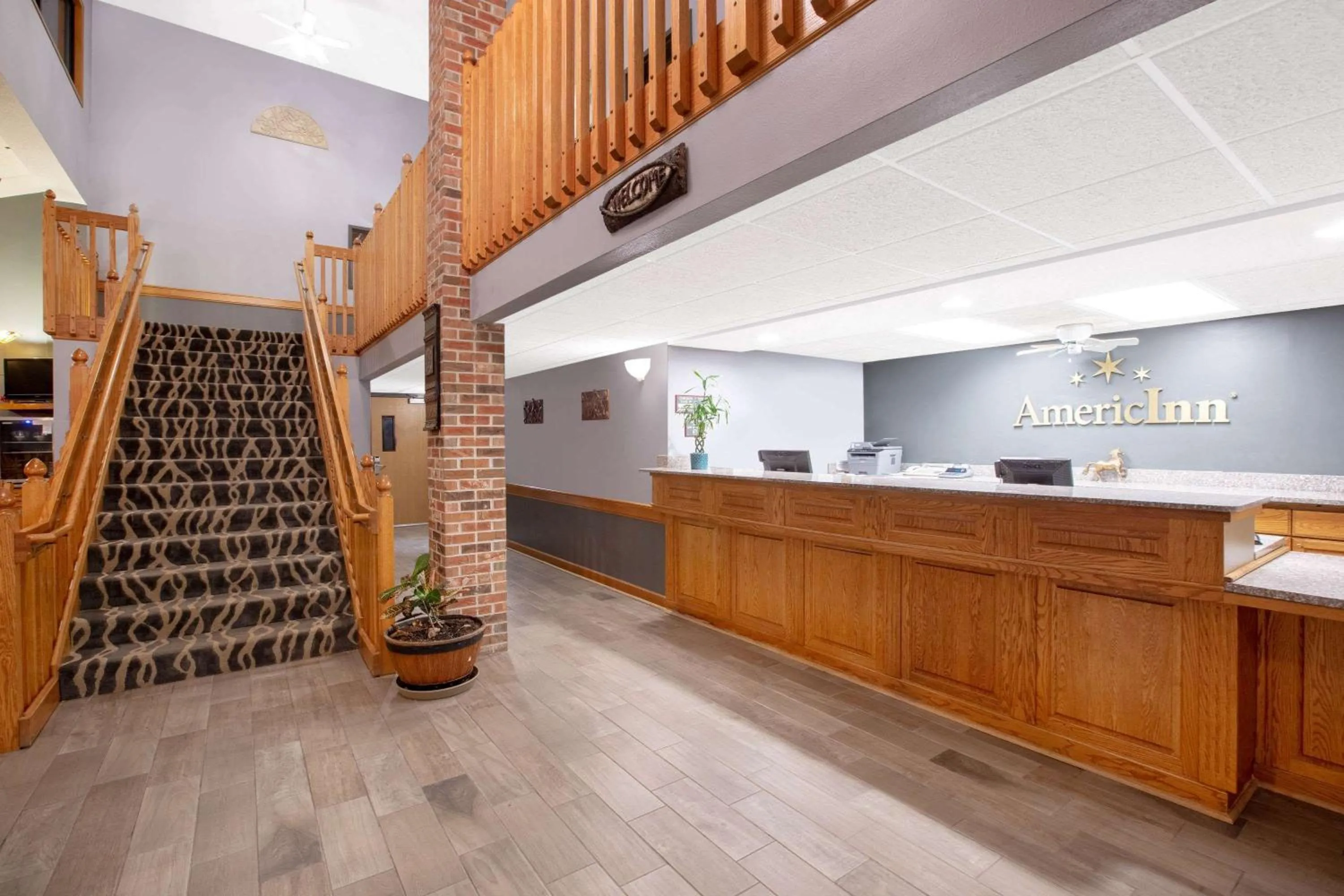 Lobby or reception in AmericInn by Wyndham Coralville