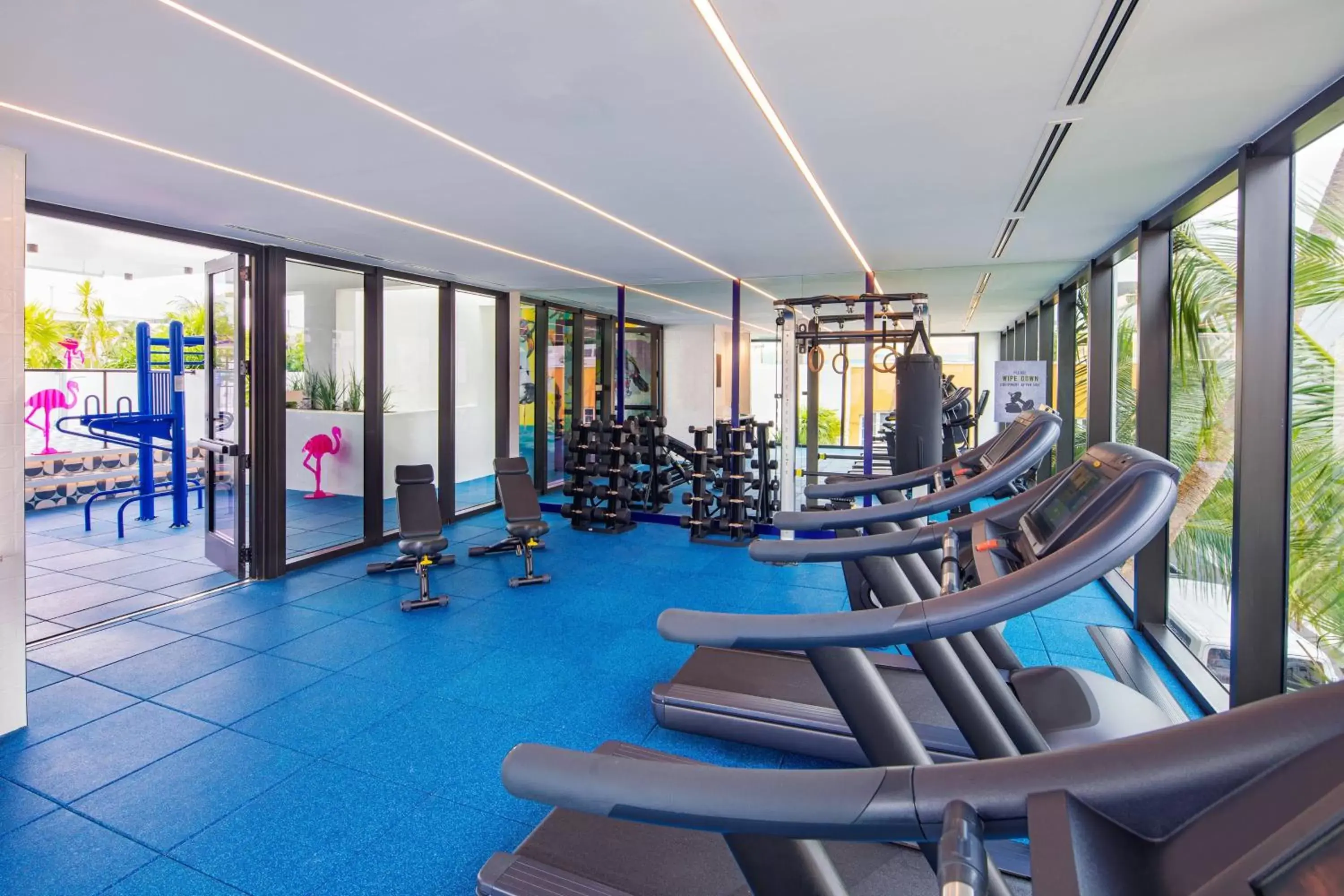 Fitness centre/facilities, Fitness Center/Facilities in Moxy Miami South Beach