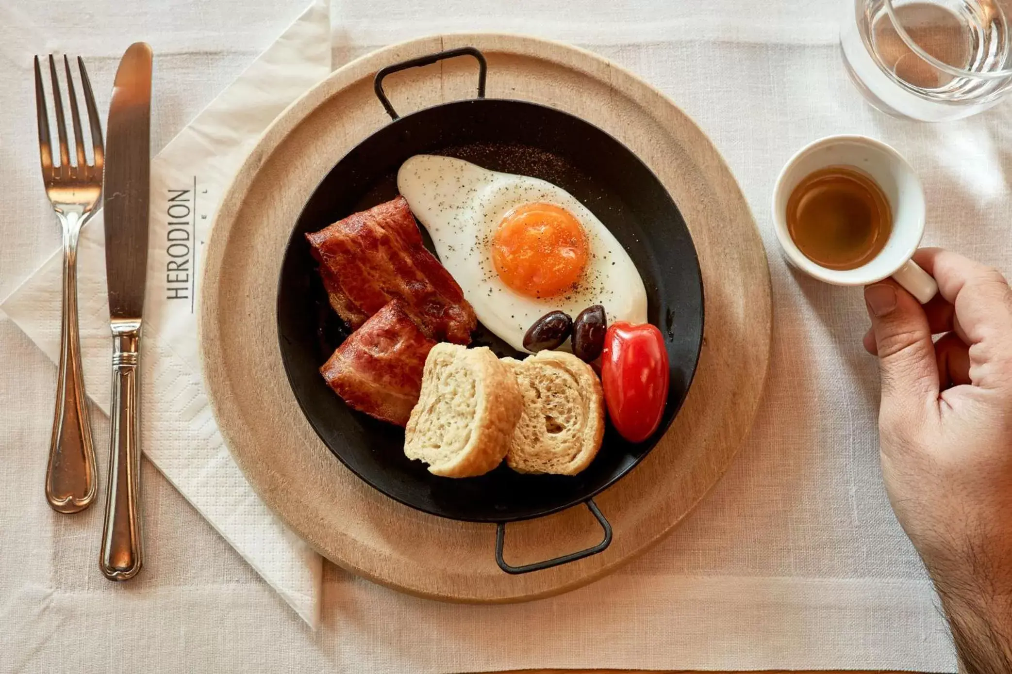 Buffet breakfast, Food in Herodion Hotel