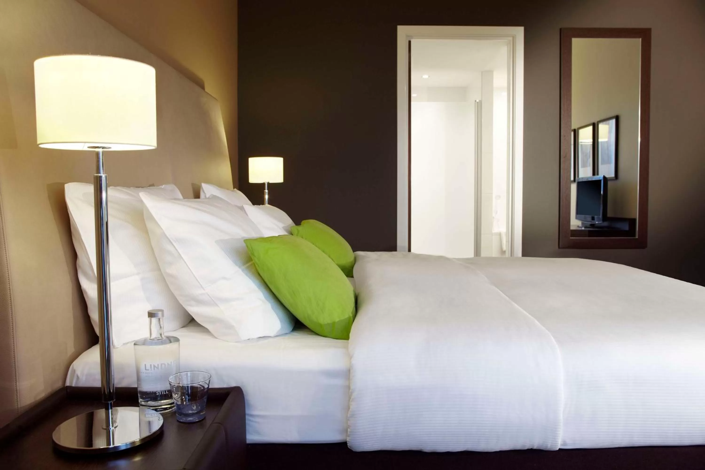 Bed in Lindner Hotel Antwerp, part of JdV by Hyatt