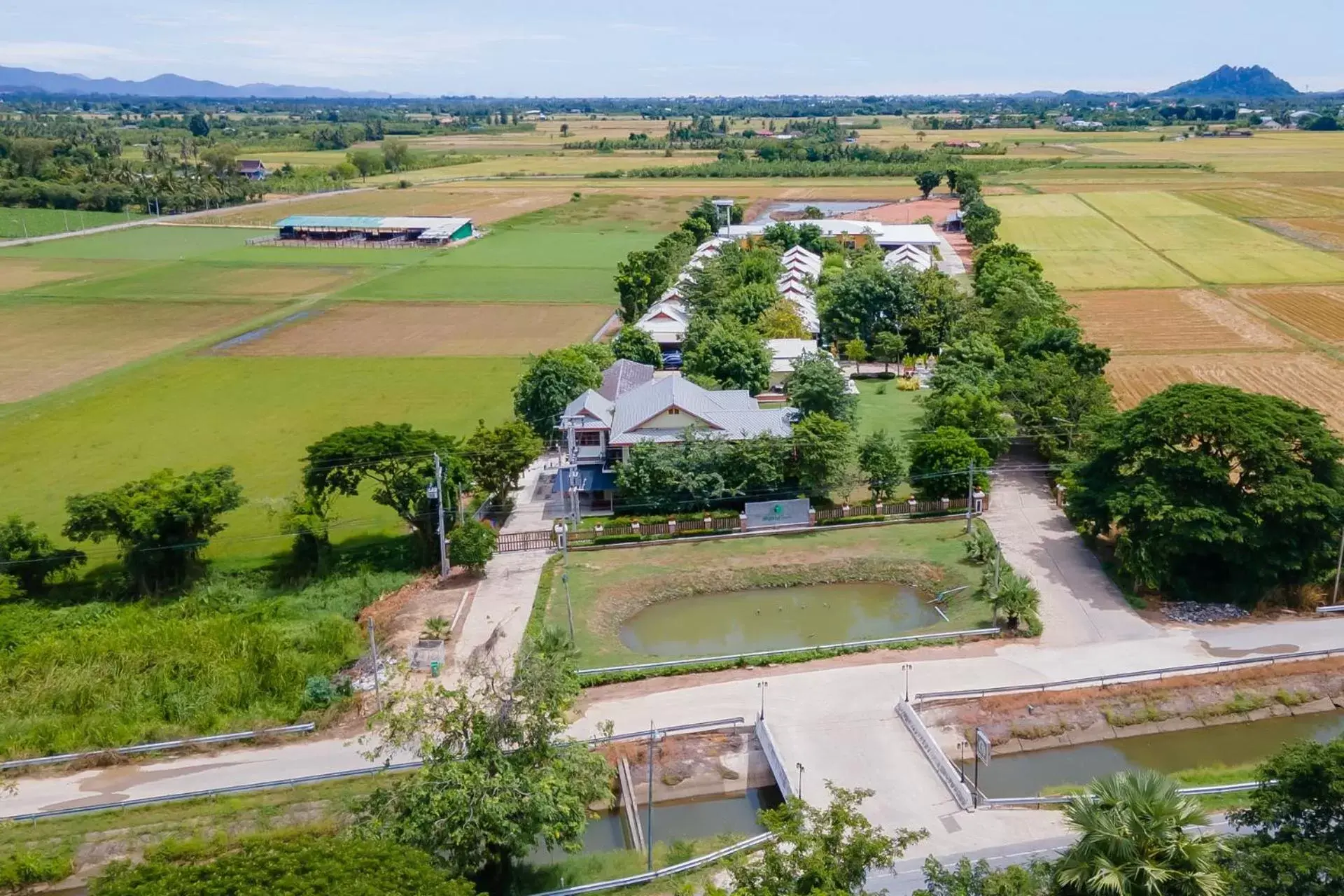 Bird's eye view, Bird's-eye View in Tontan Resort Cha-am